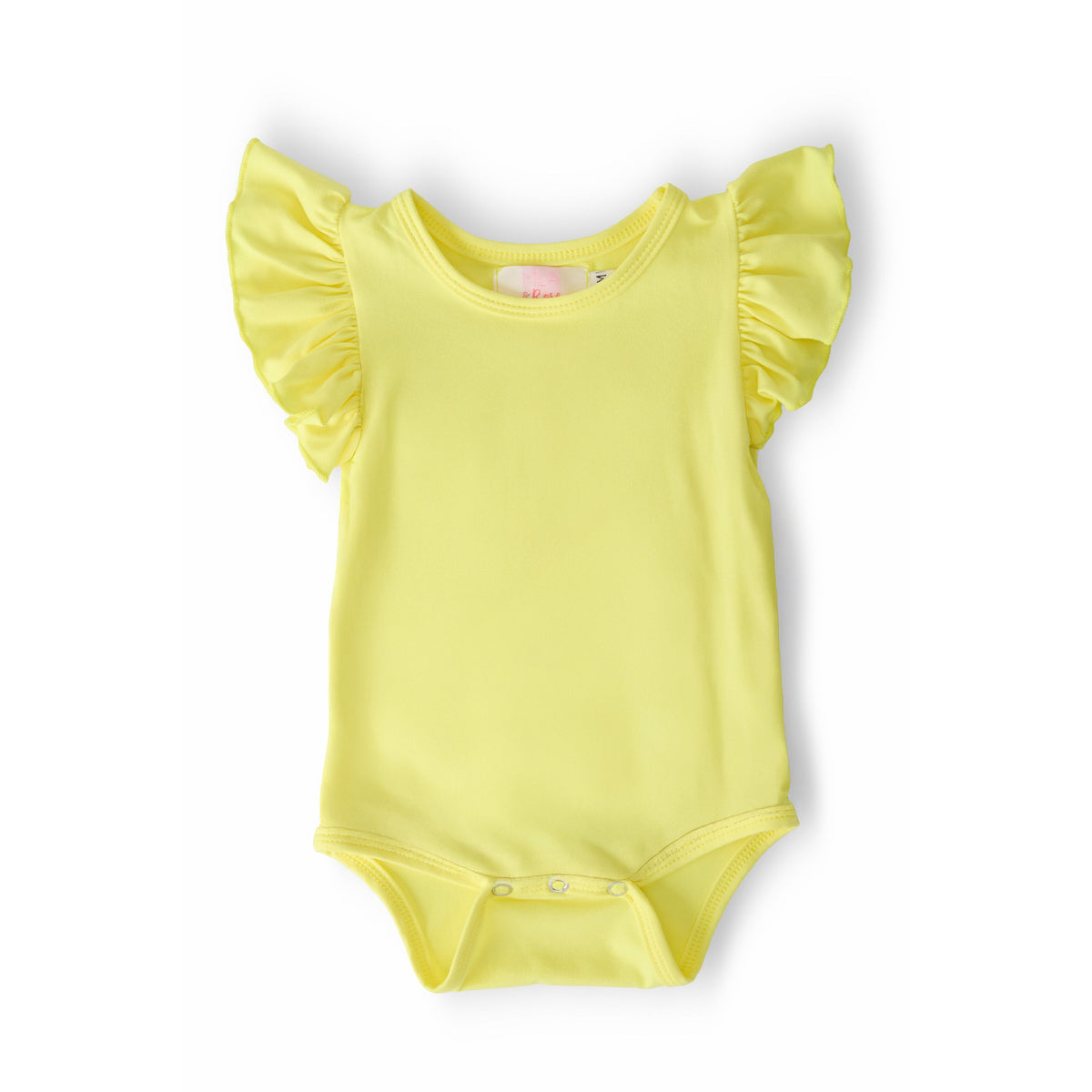 Yellow S/S Flutter Bodysuit