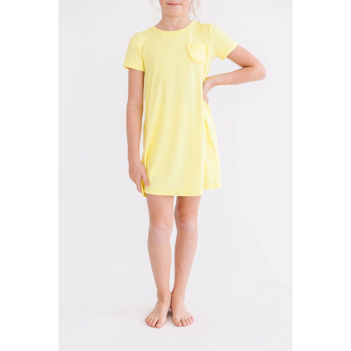 Yellow T-Shirt Dress
