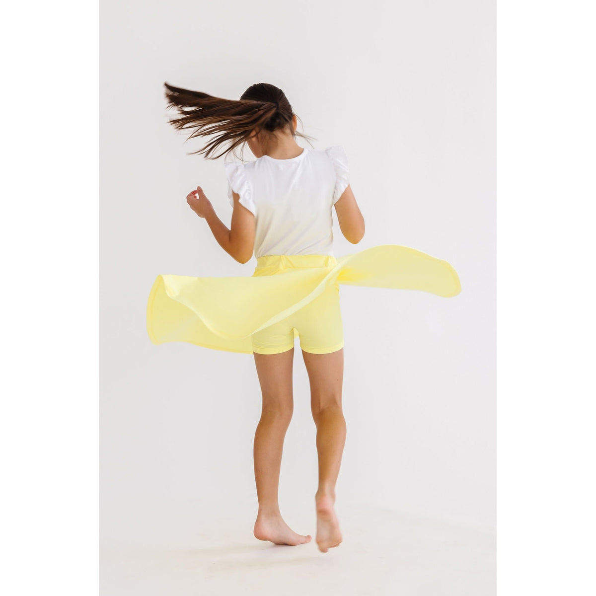 Yellow Twirl Skort