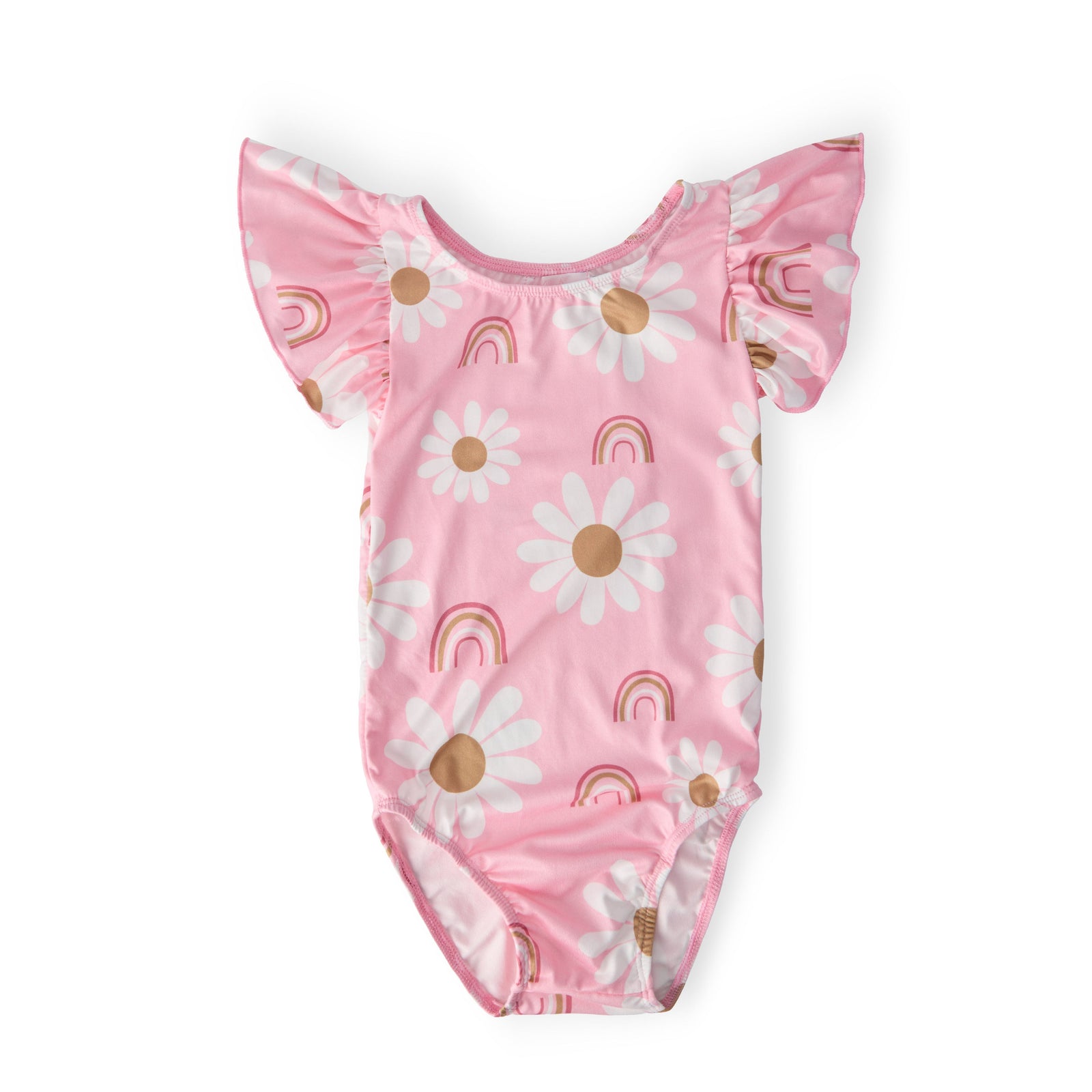 You are My Sunshine S/S Flutter Sleeve Leotard