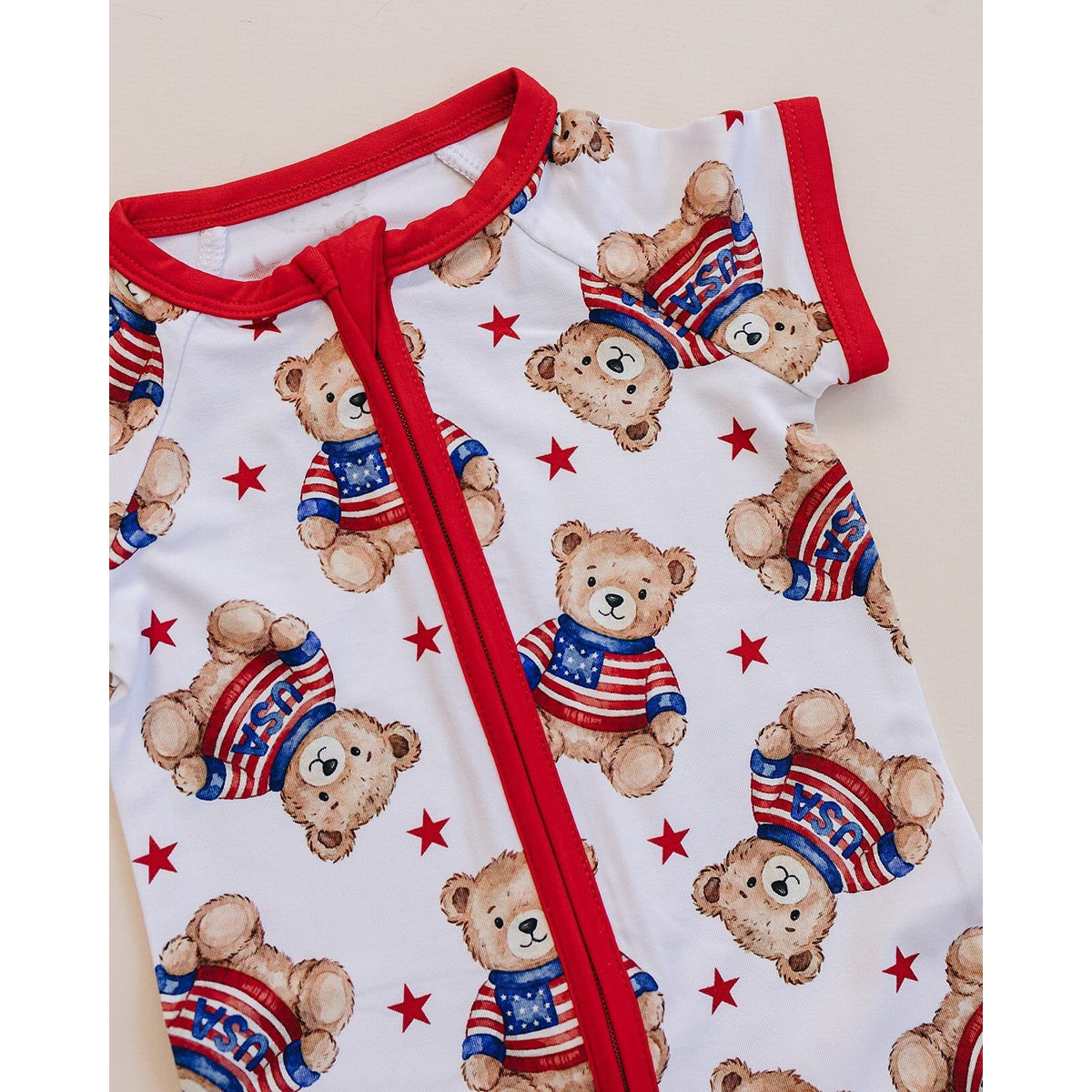 Bamboo Shorty Romper | American Bear