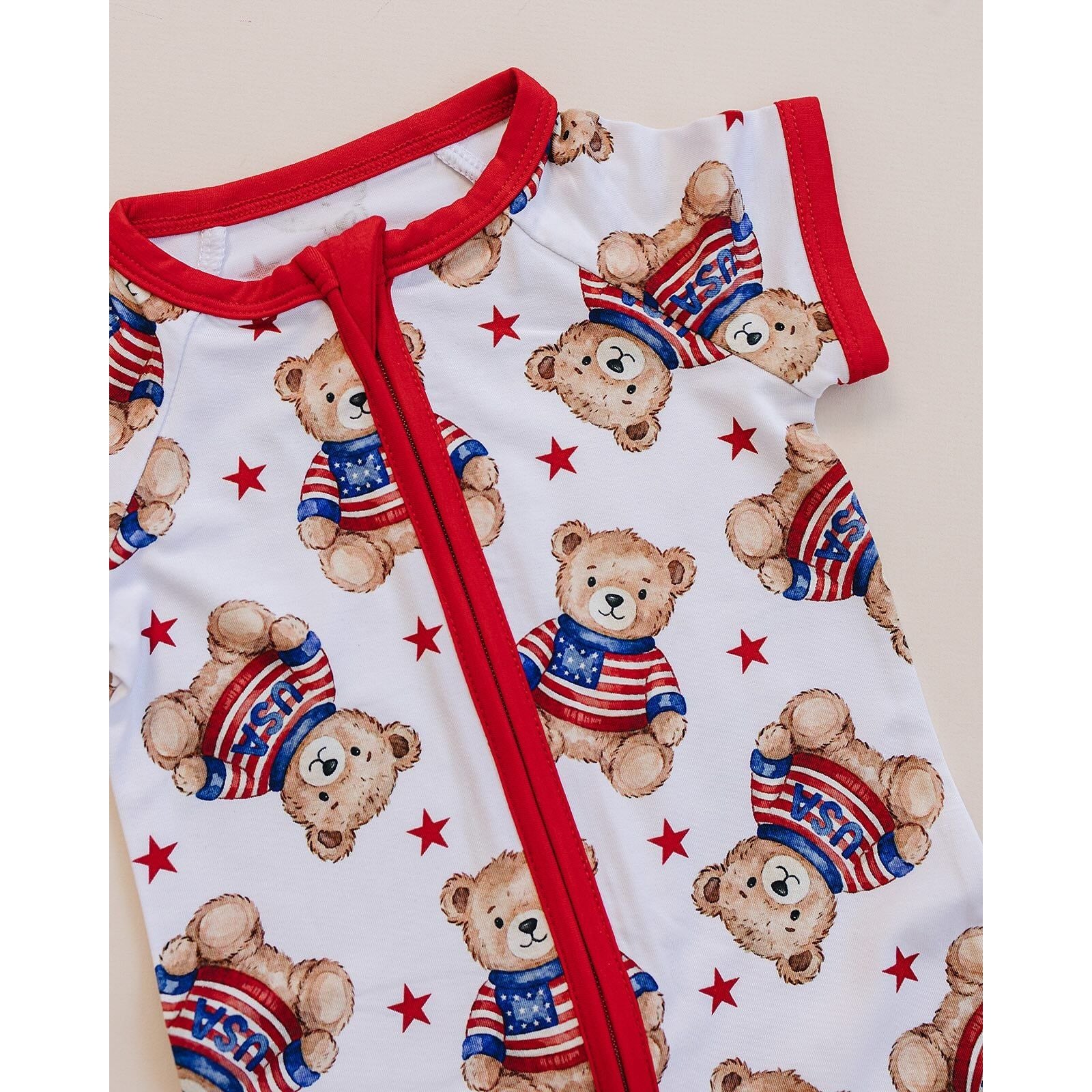 Bamboo Shorty Romper | American Bear