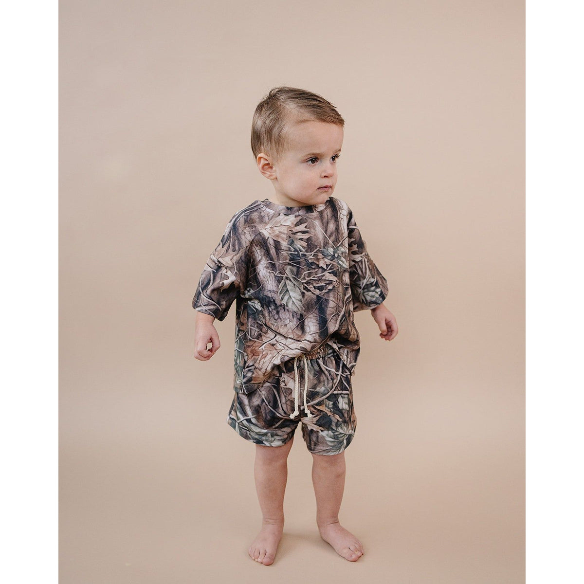 Shorts Set | Brown Camo