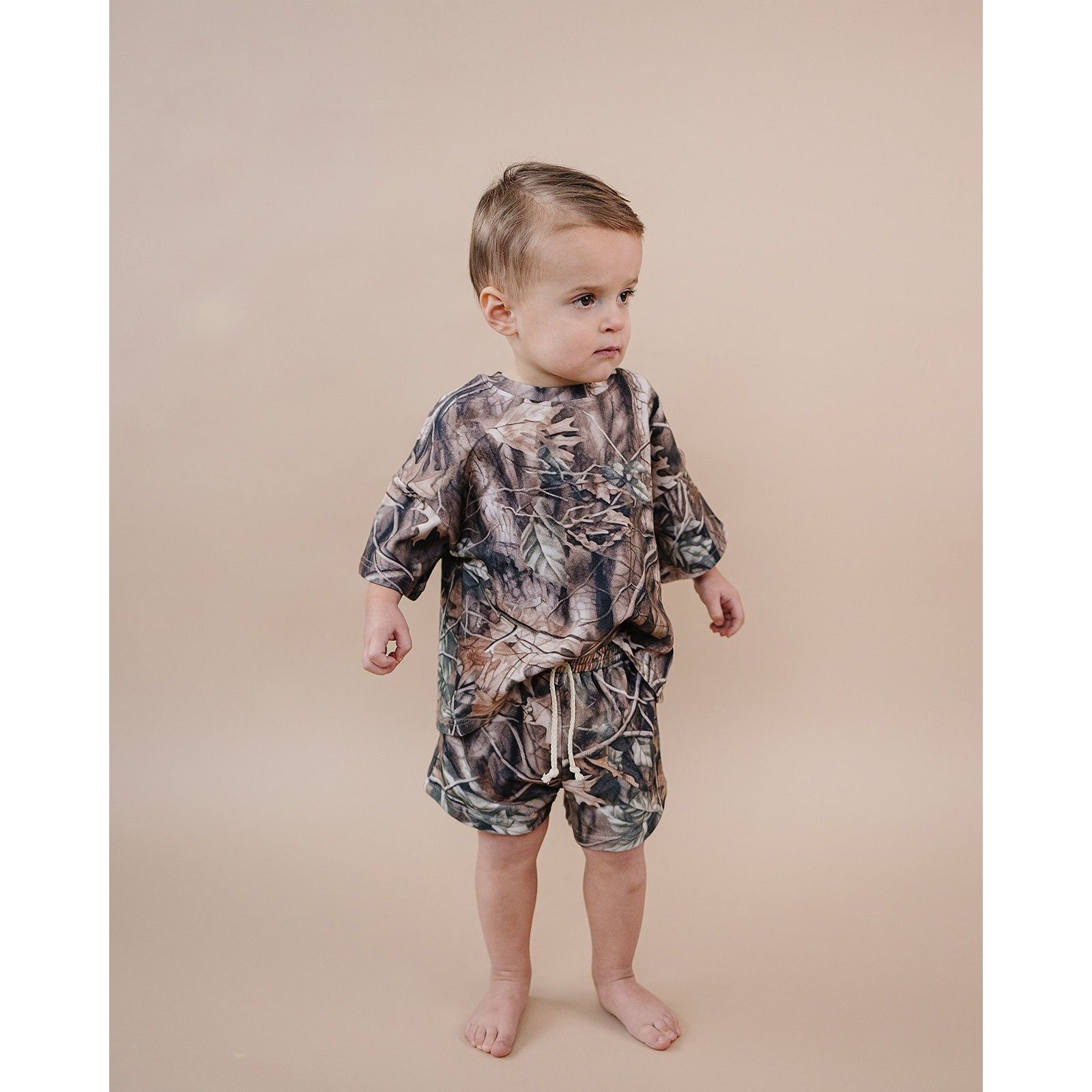 Shorts Set | Brown Camo