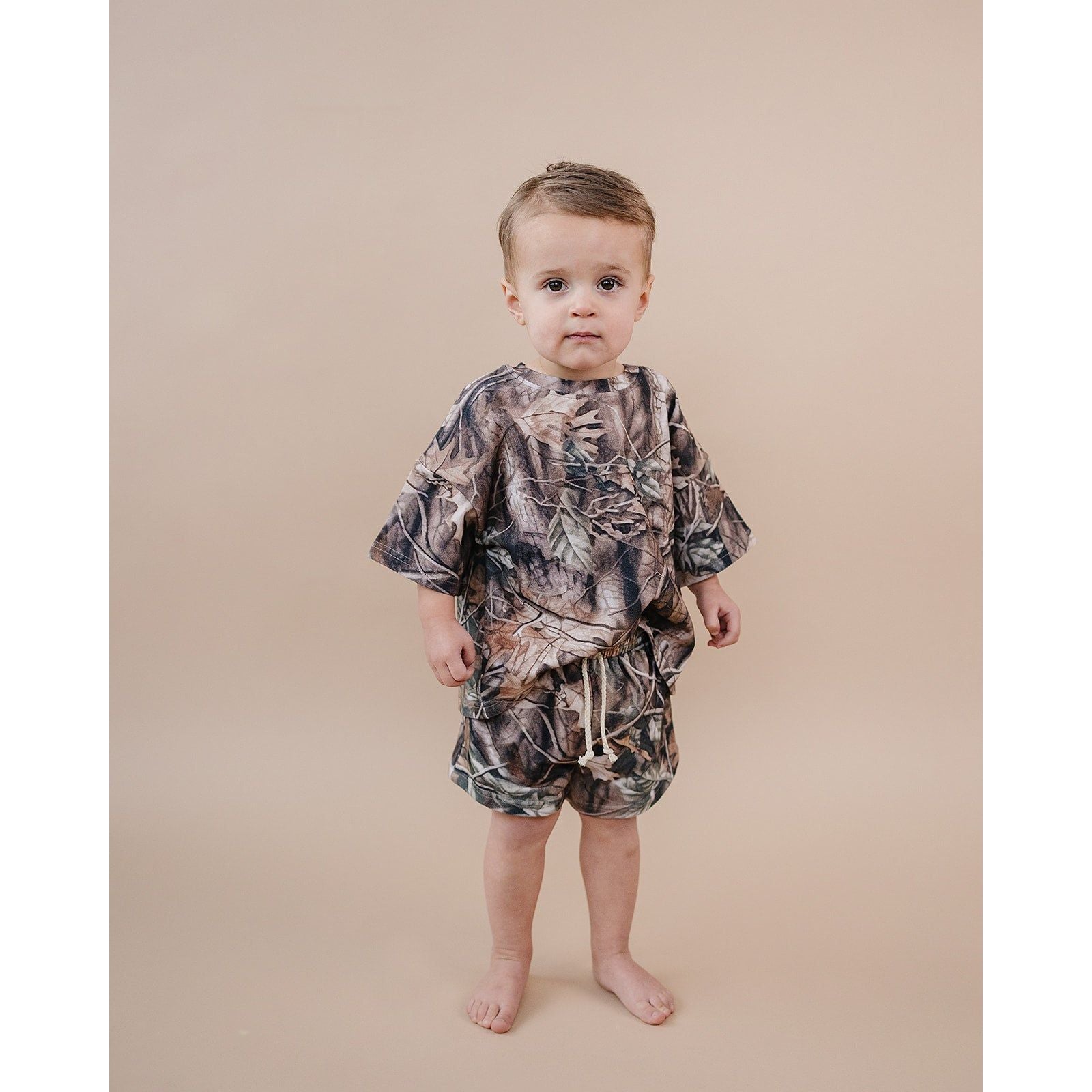 Shorts Set | Brown Camo