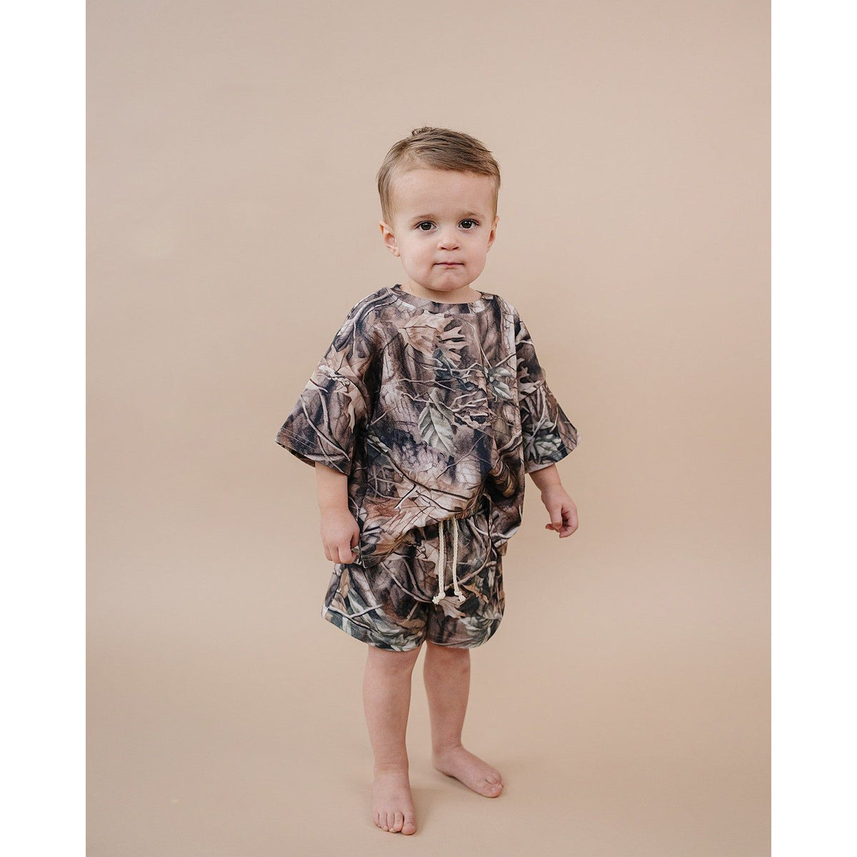 Shorts Set | Brown Camo