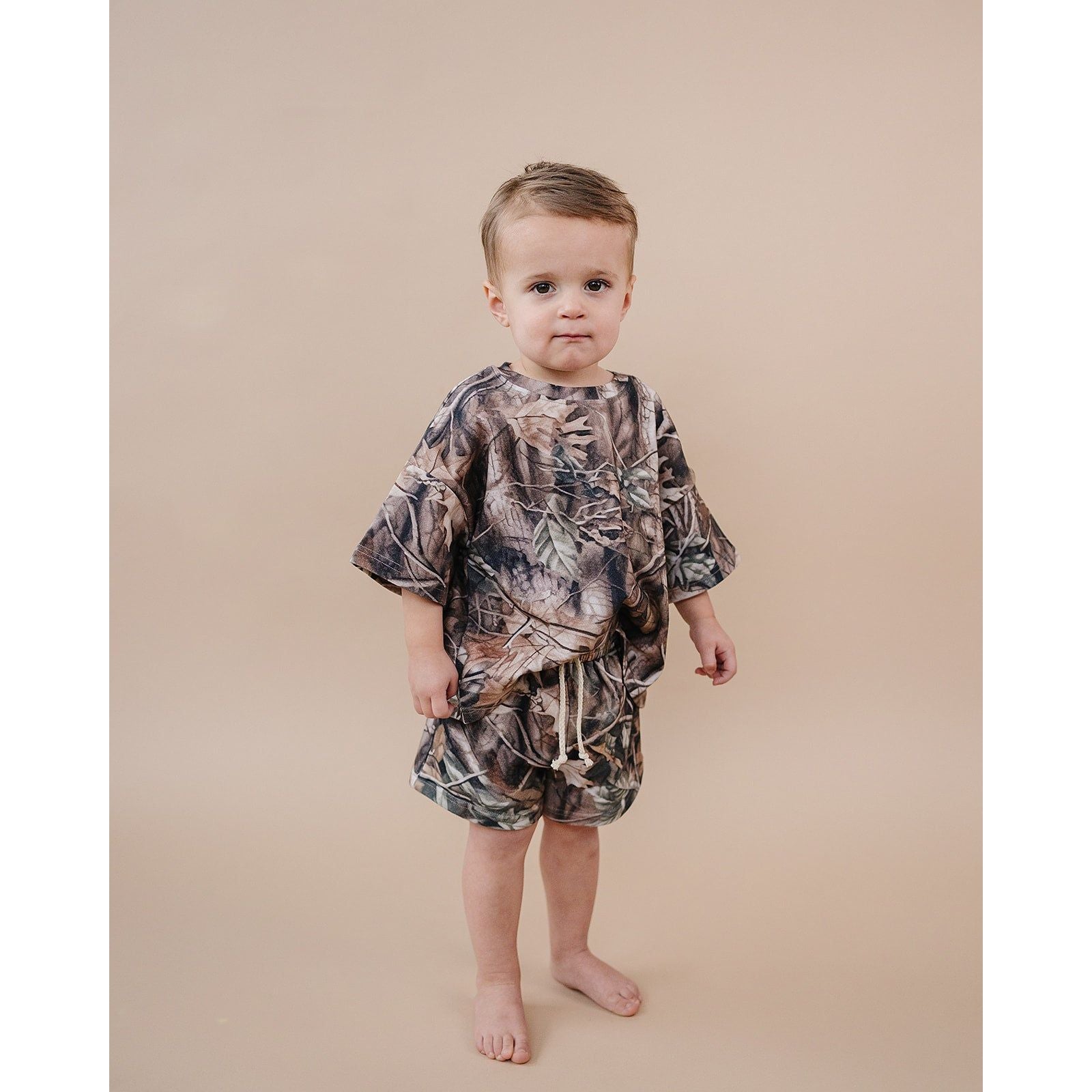 Shorts Set | Brown Camo