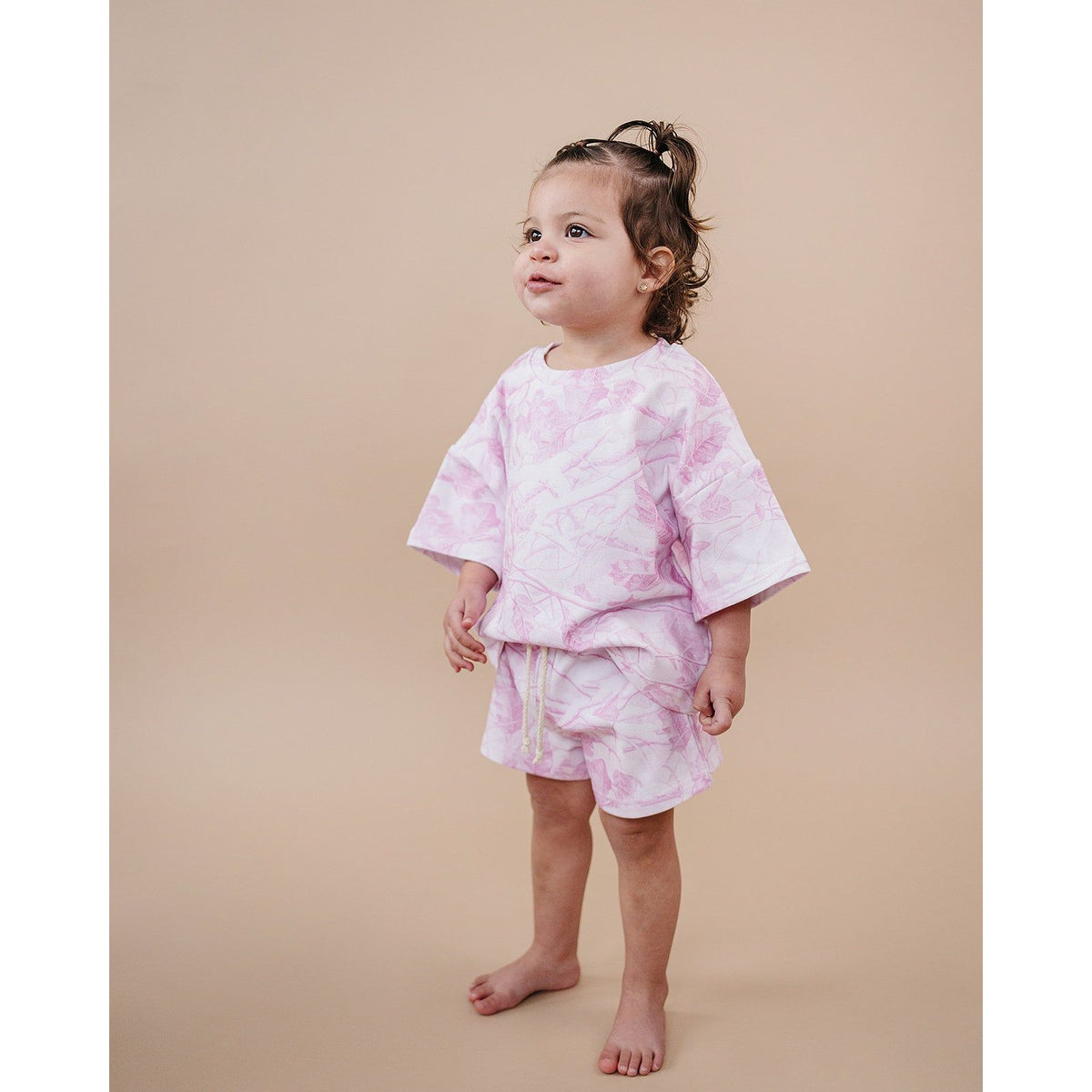 Shorts Set | Pink Camo