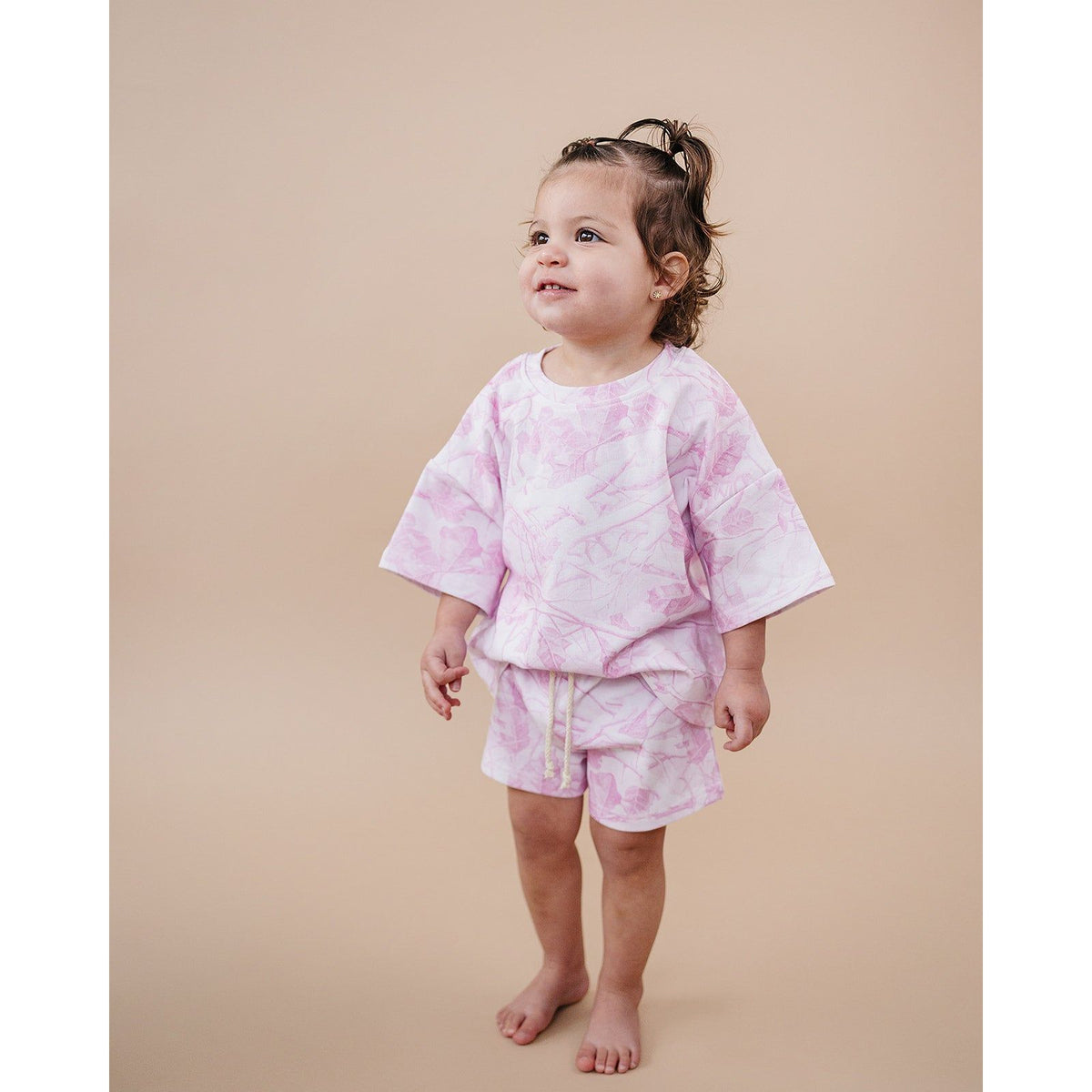 Shorts Set | Pink Camo