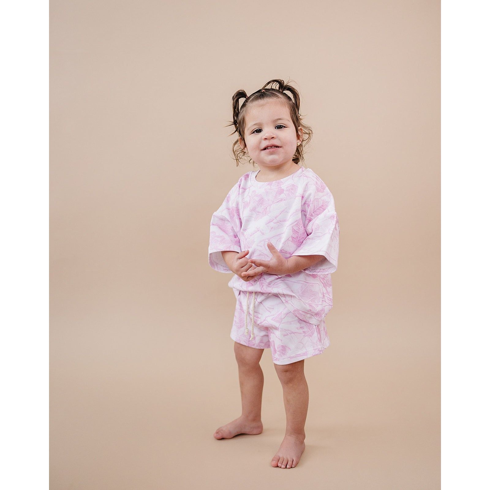 Shorts Set | Pink Camo