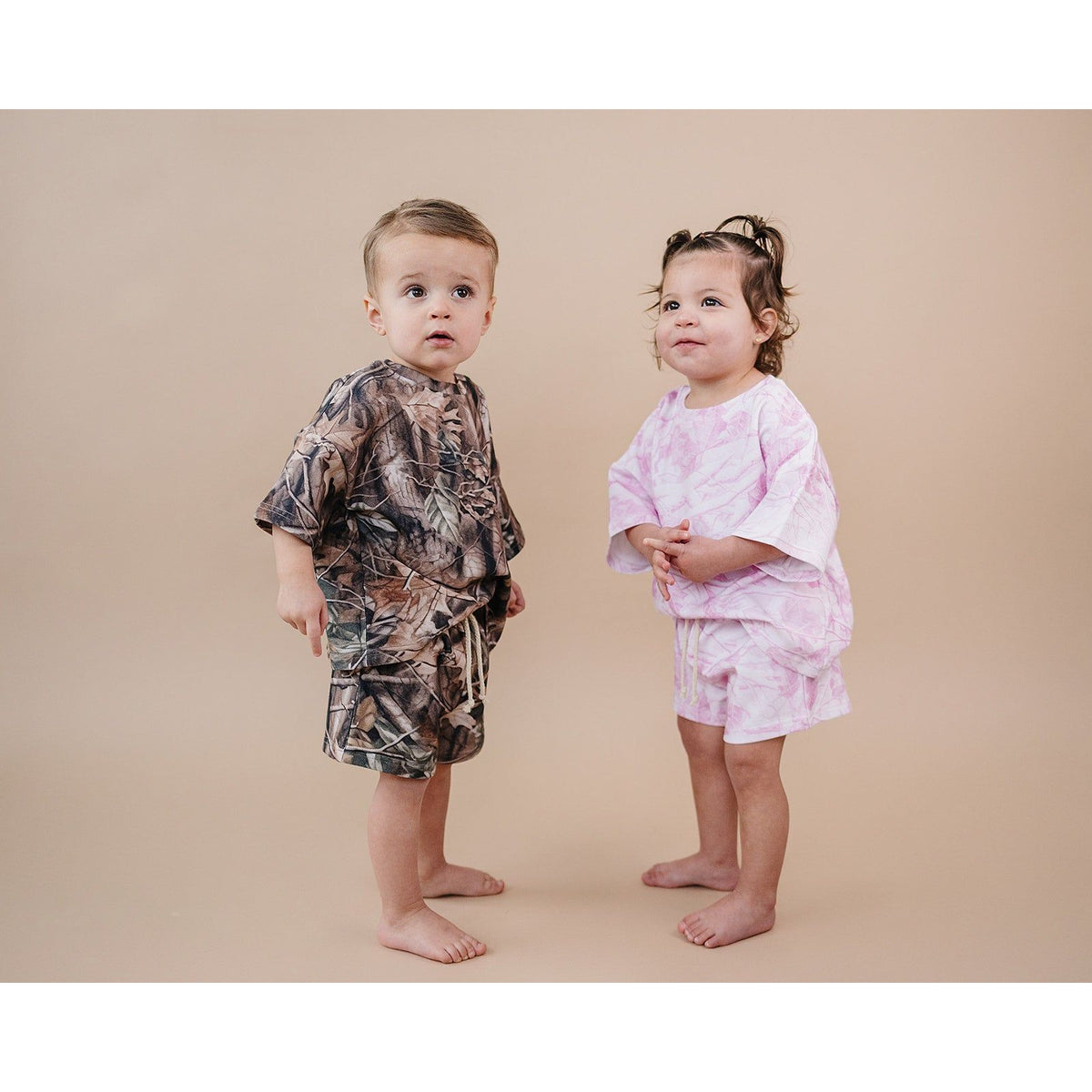Shorts Set | Brown Camo