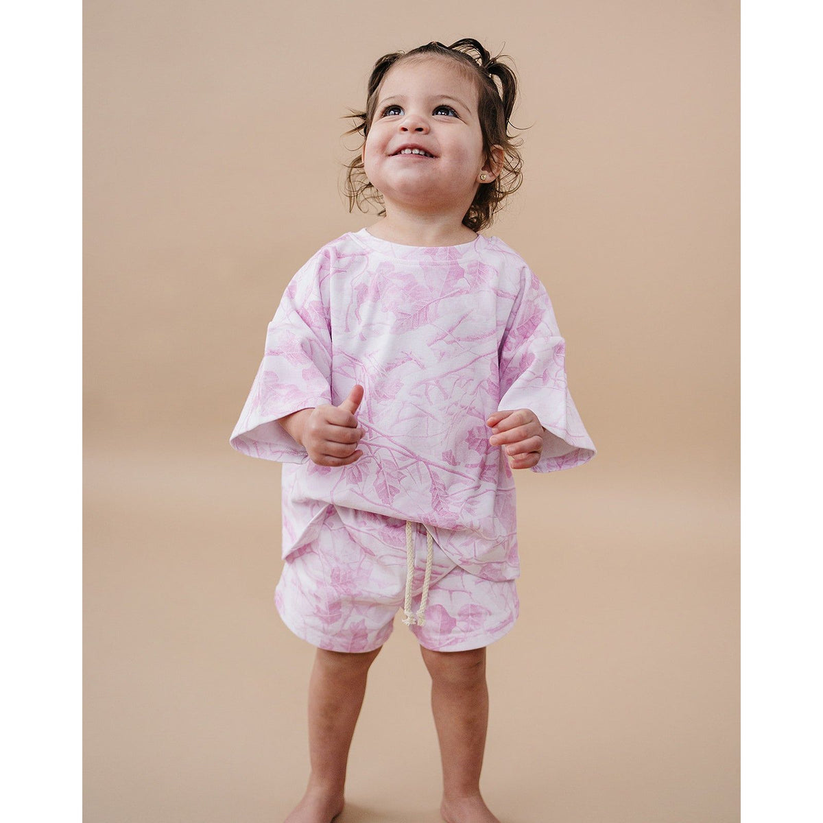 Shorts Set | Pink Camo