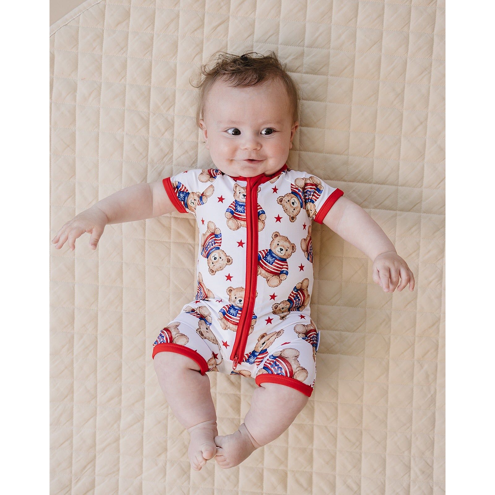Bamboo Shorty Romper | American Bear