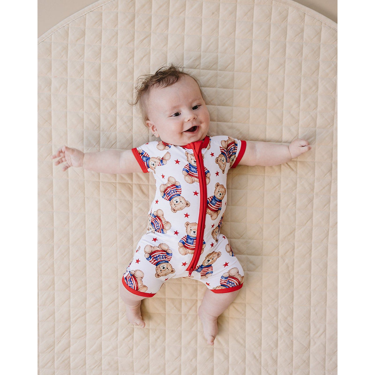Bamboo Shorty Romper | American Bear