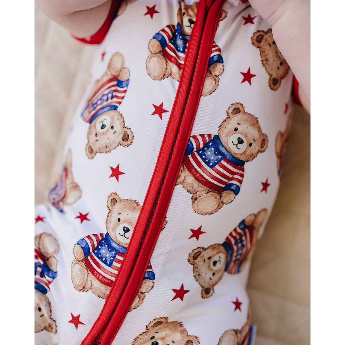 Bamboo Shorty Romper | American Bear