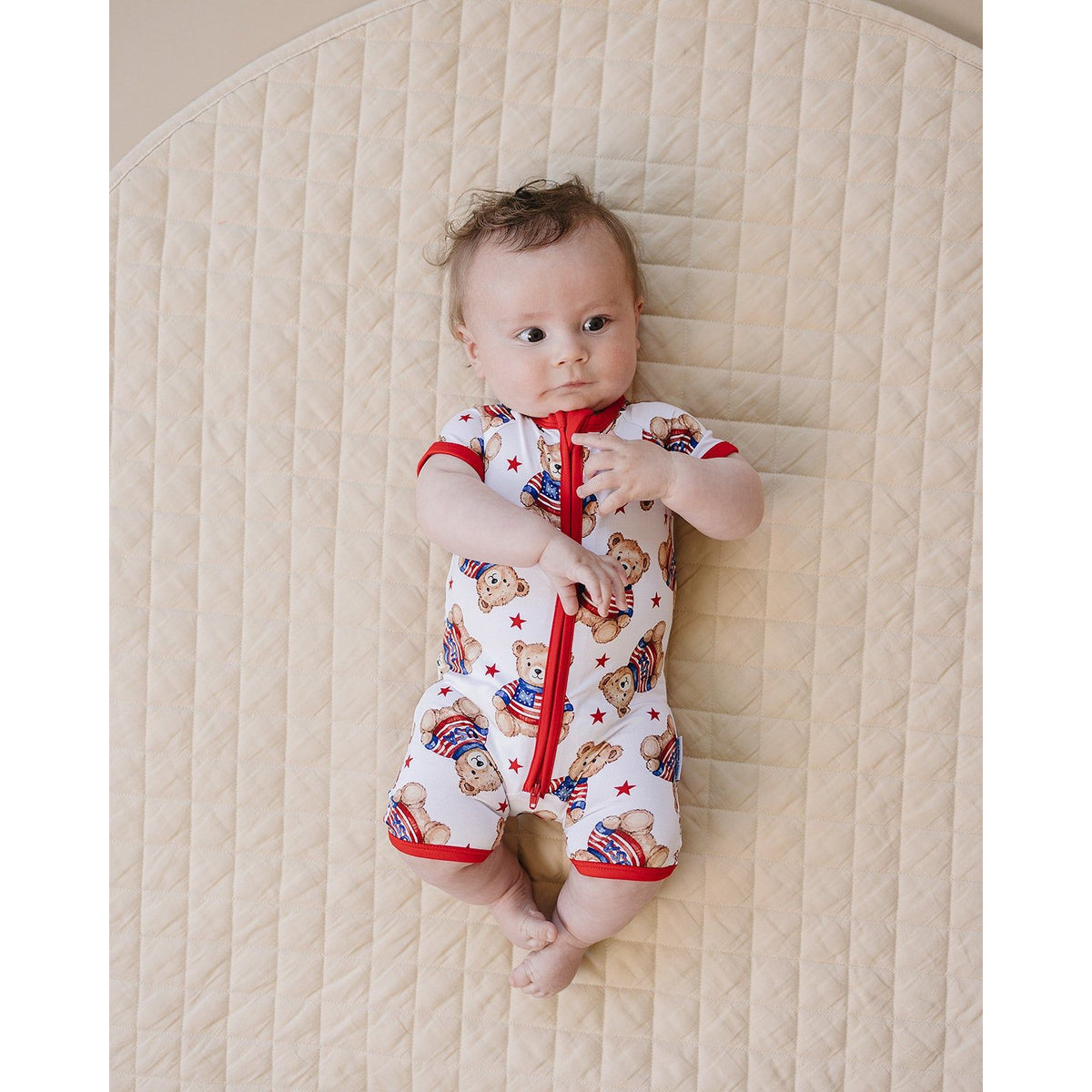 Bamboo Shorty Romper | American Bear