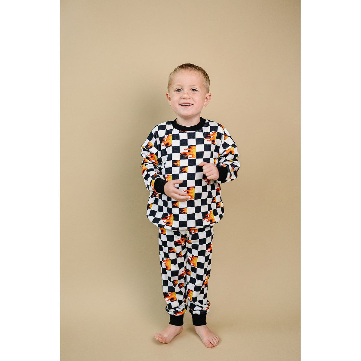 Jogger Set | Checker Blaze
