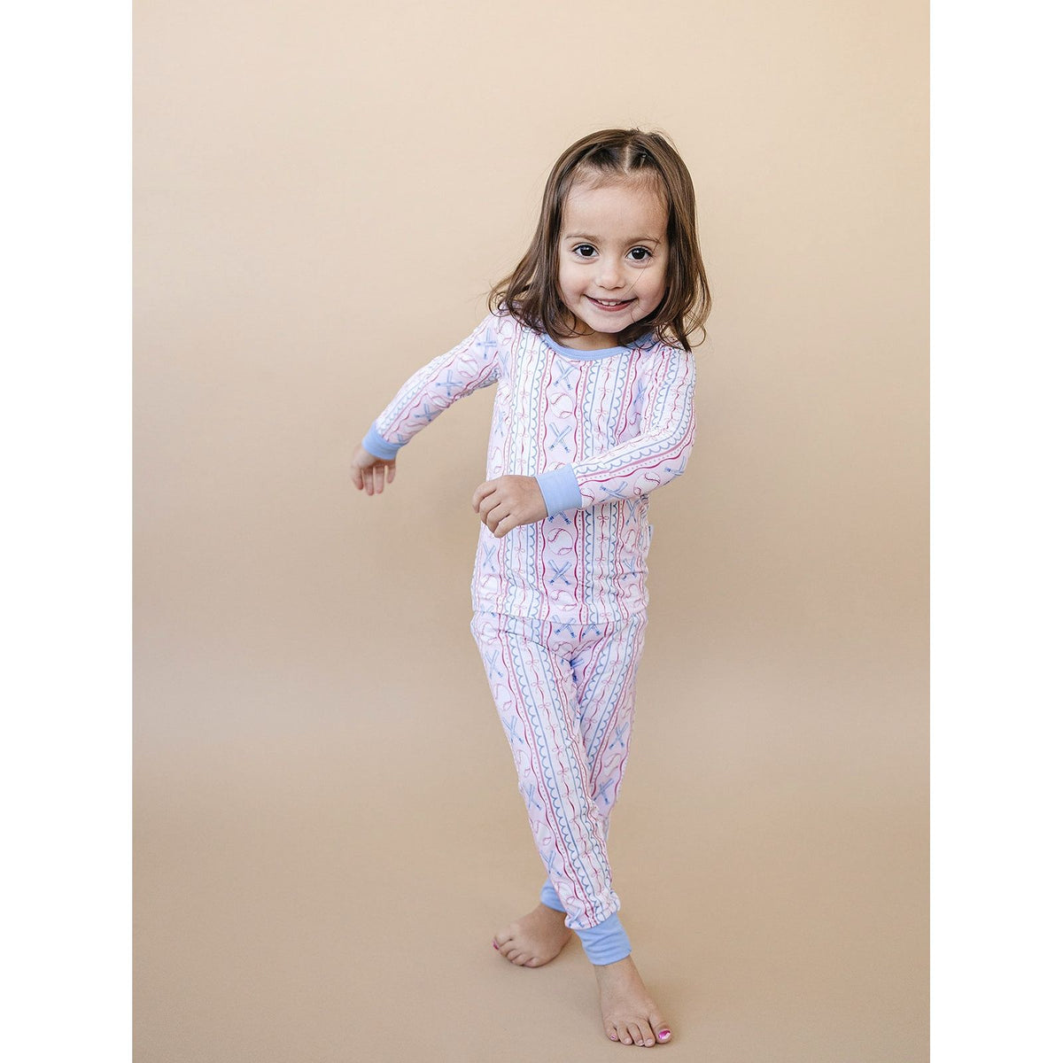 Bamboo Two Piece Set | Baseball Girl