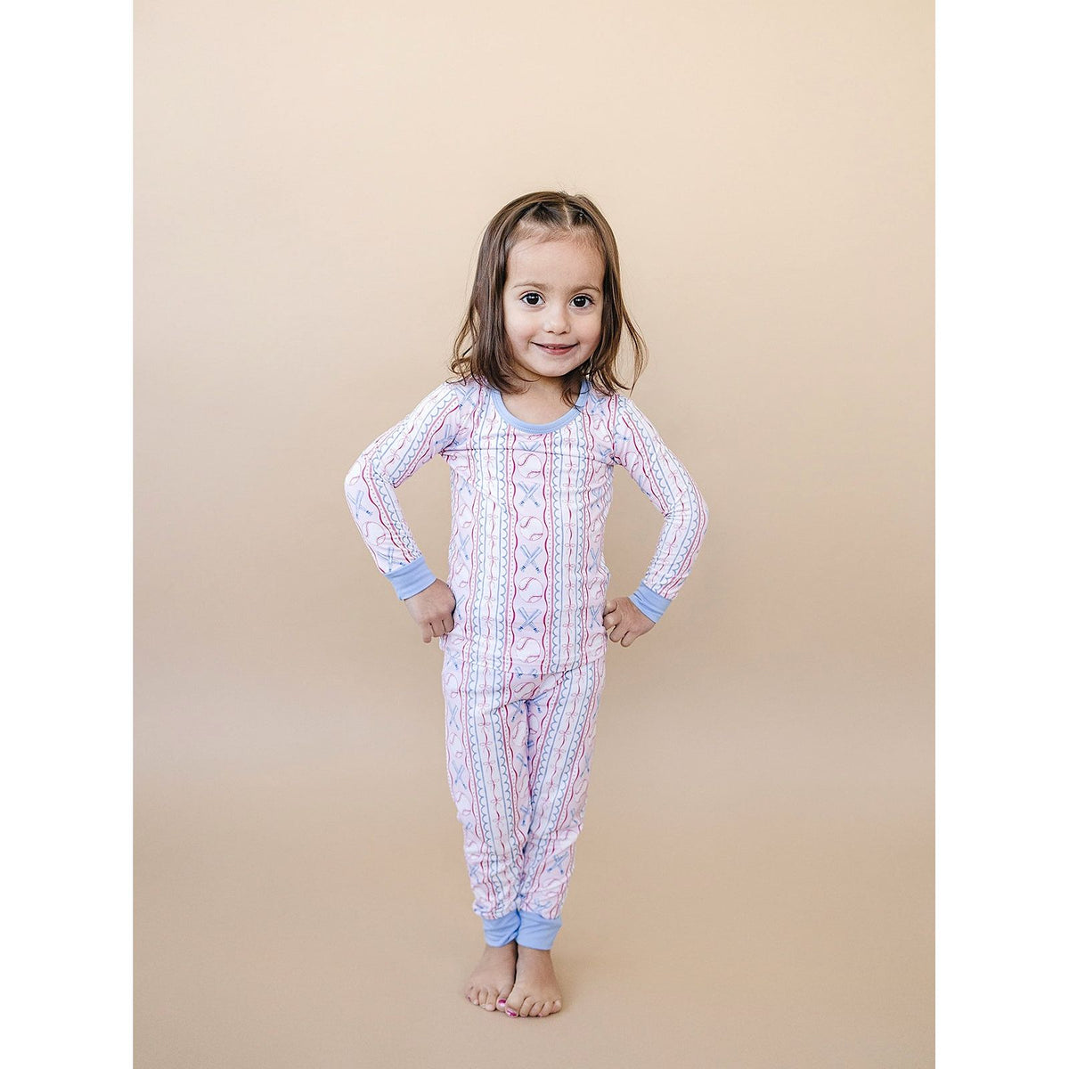 Bamboo Two Piece Set | Baseball Girl