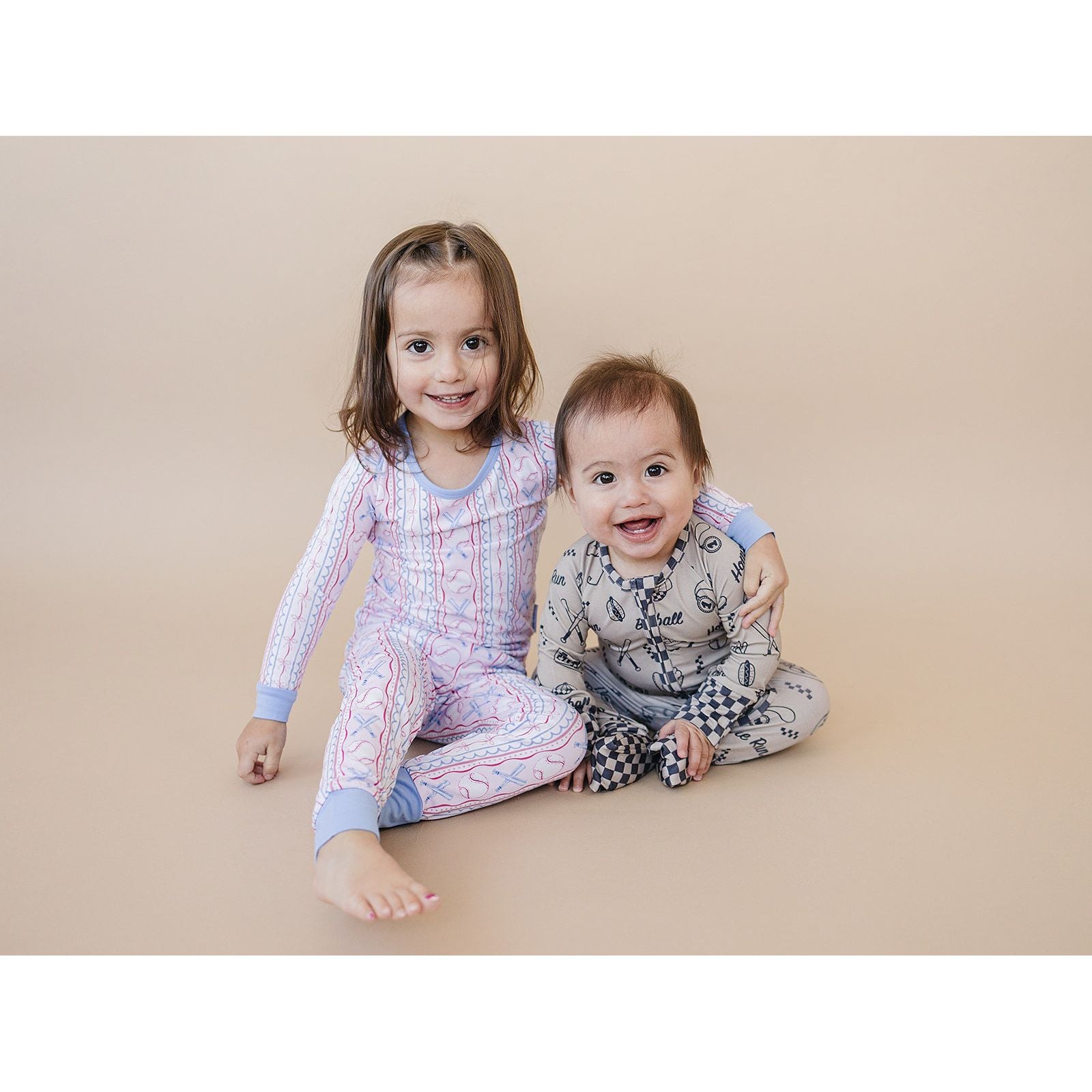 Bamboo Two Piece Set | Baseball Girl