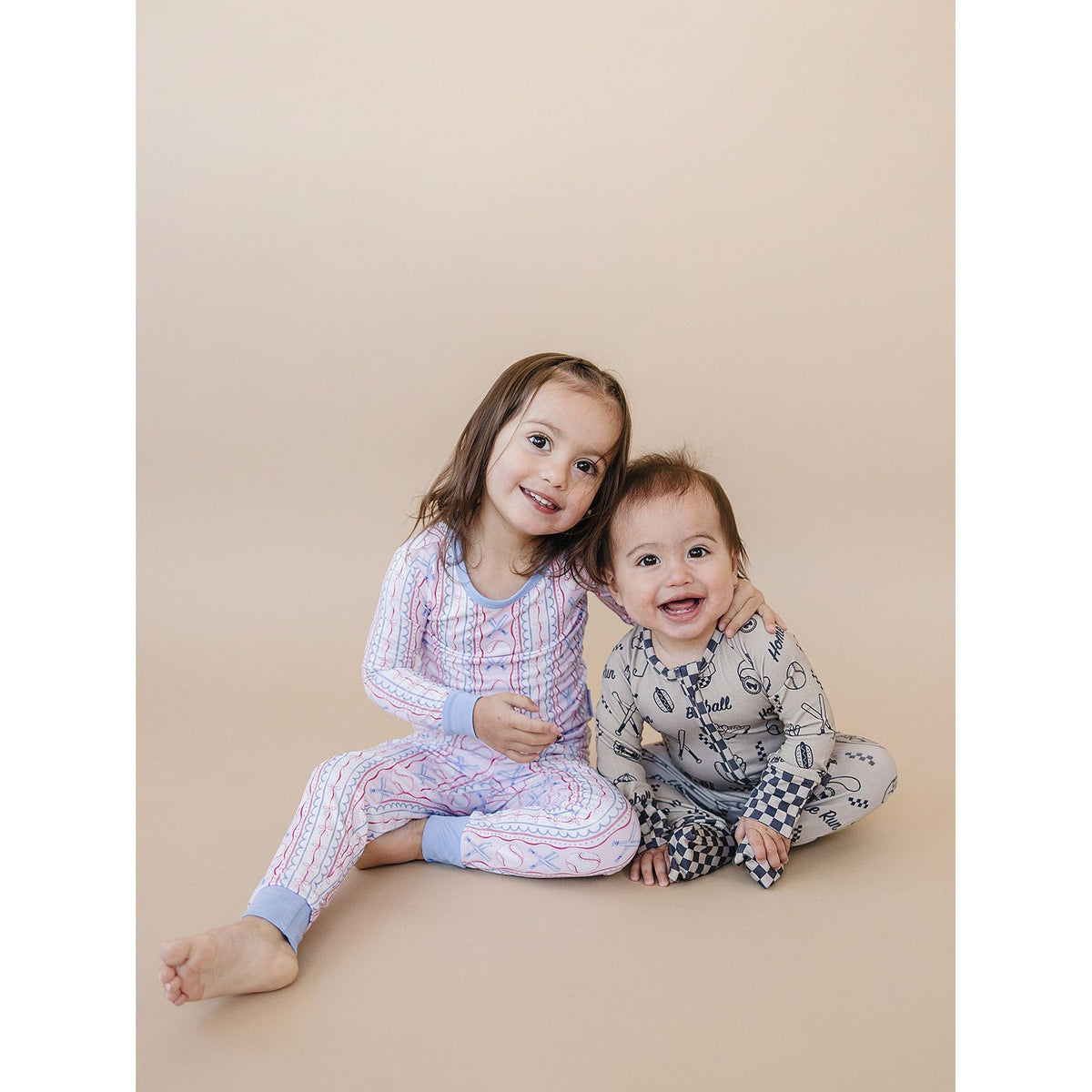 Bamboo Two Piece Set | Baseball Girl
