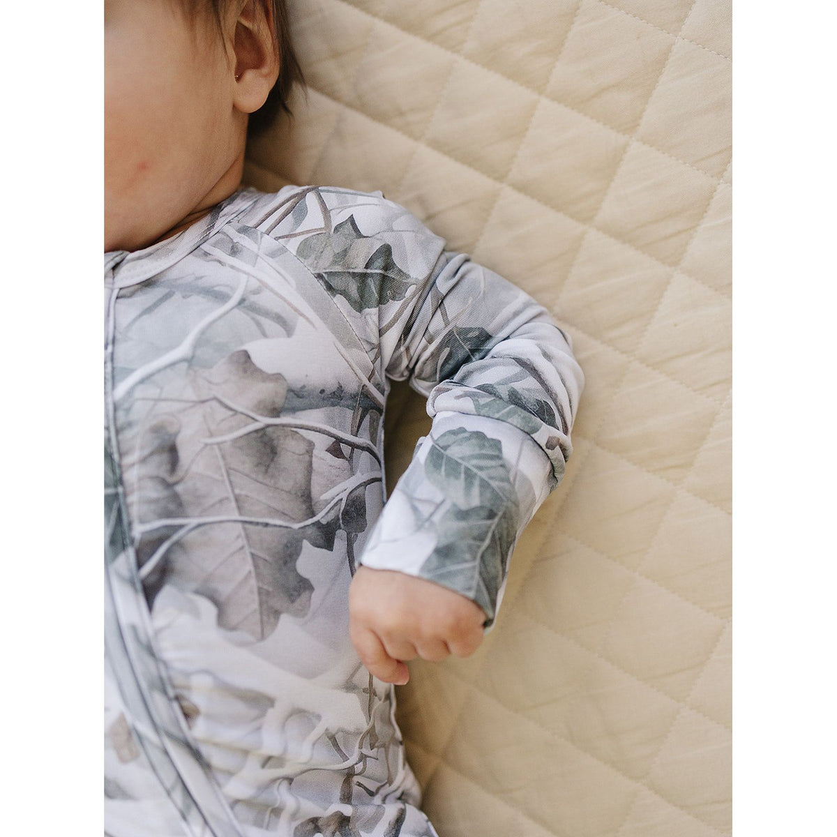 Bamboo Zip Romper | Camo