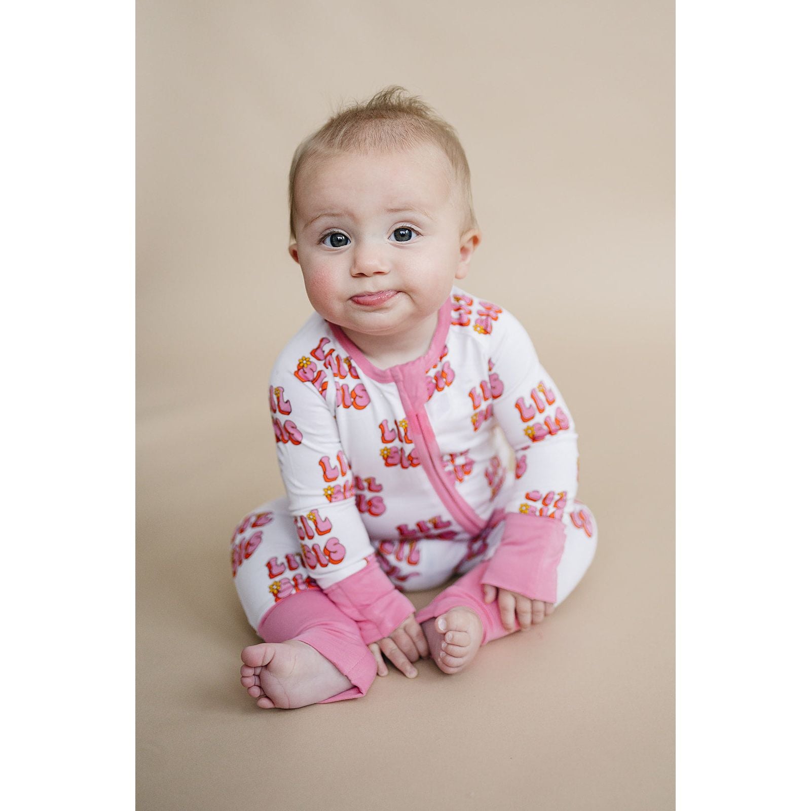 Bamboo Zip Romper | Lil Sis