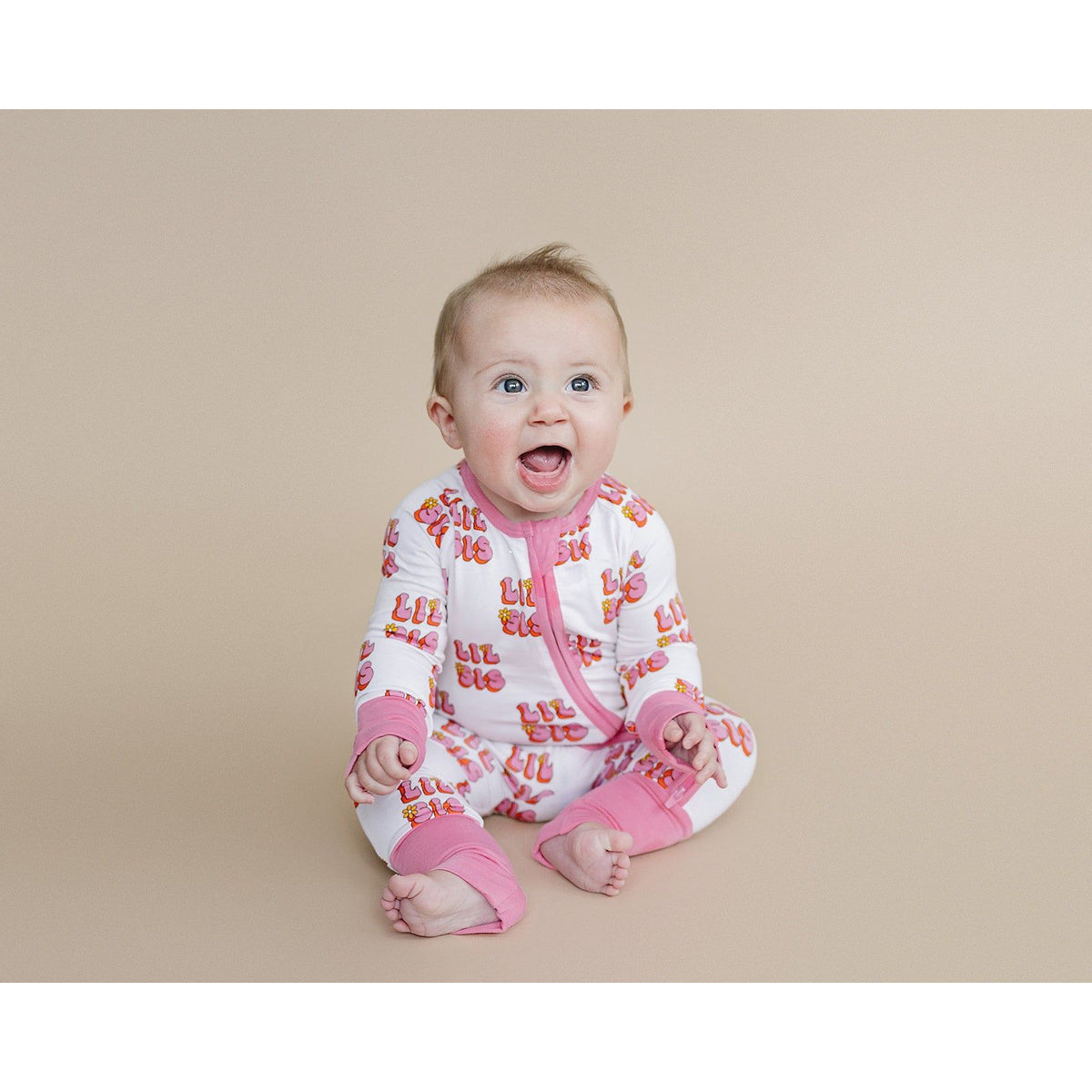 Bamboo Zip Romper | Lil Sis