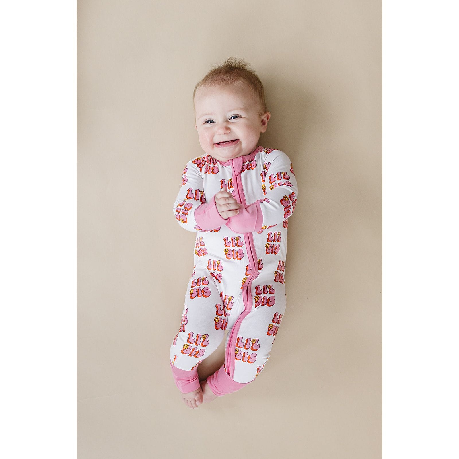 Bamboo Zip Romper | Lil Sis