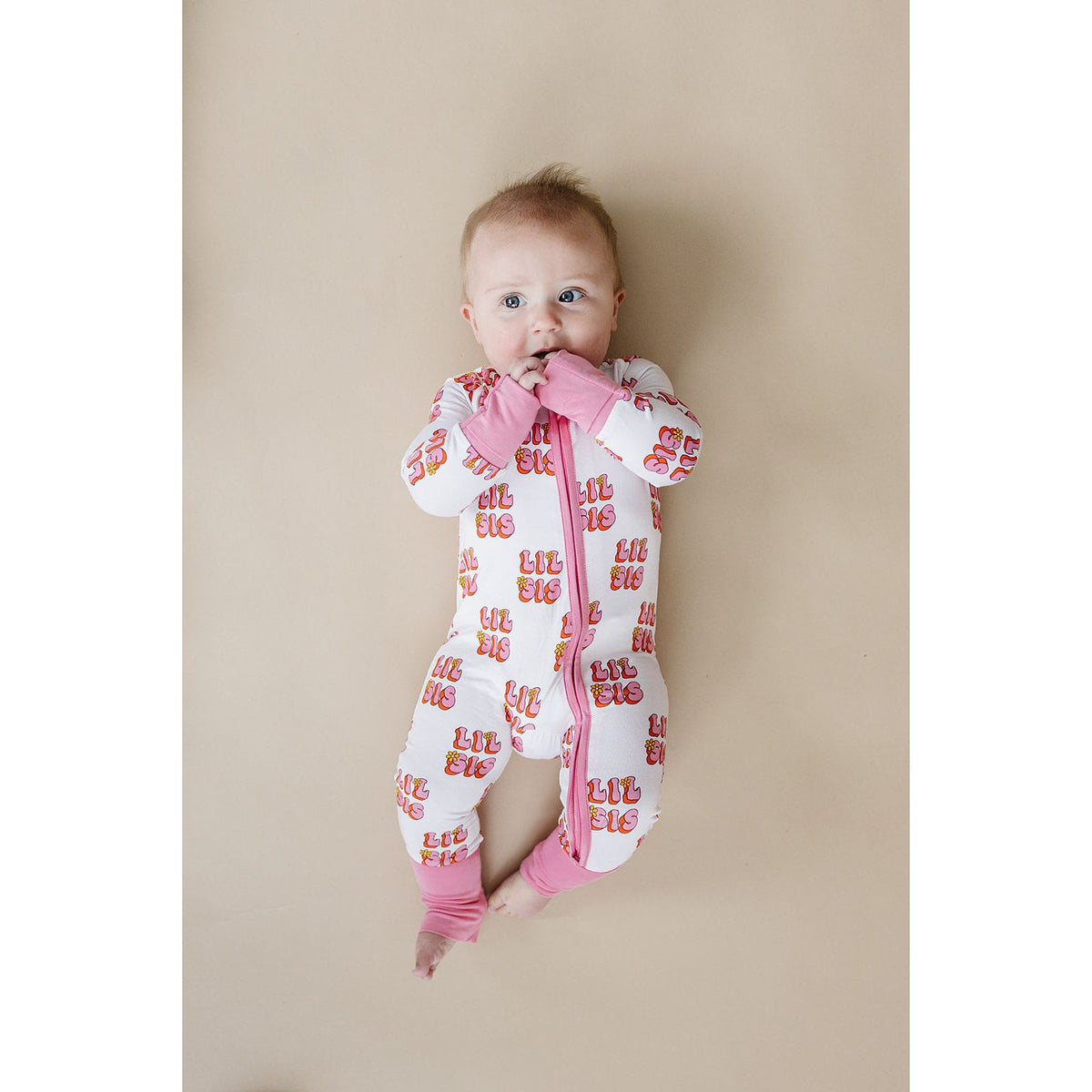 Bamboo Zip Romper | Lil Sis