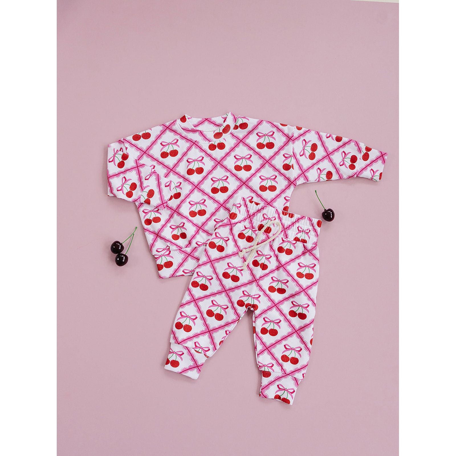 Jogger Set | Cherry Bow