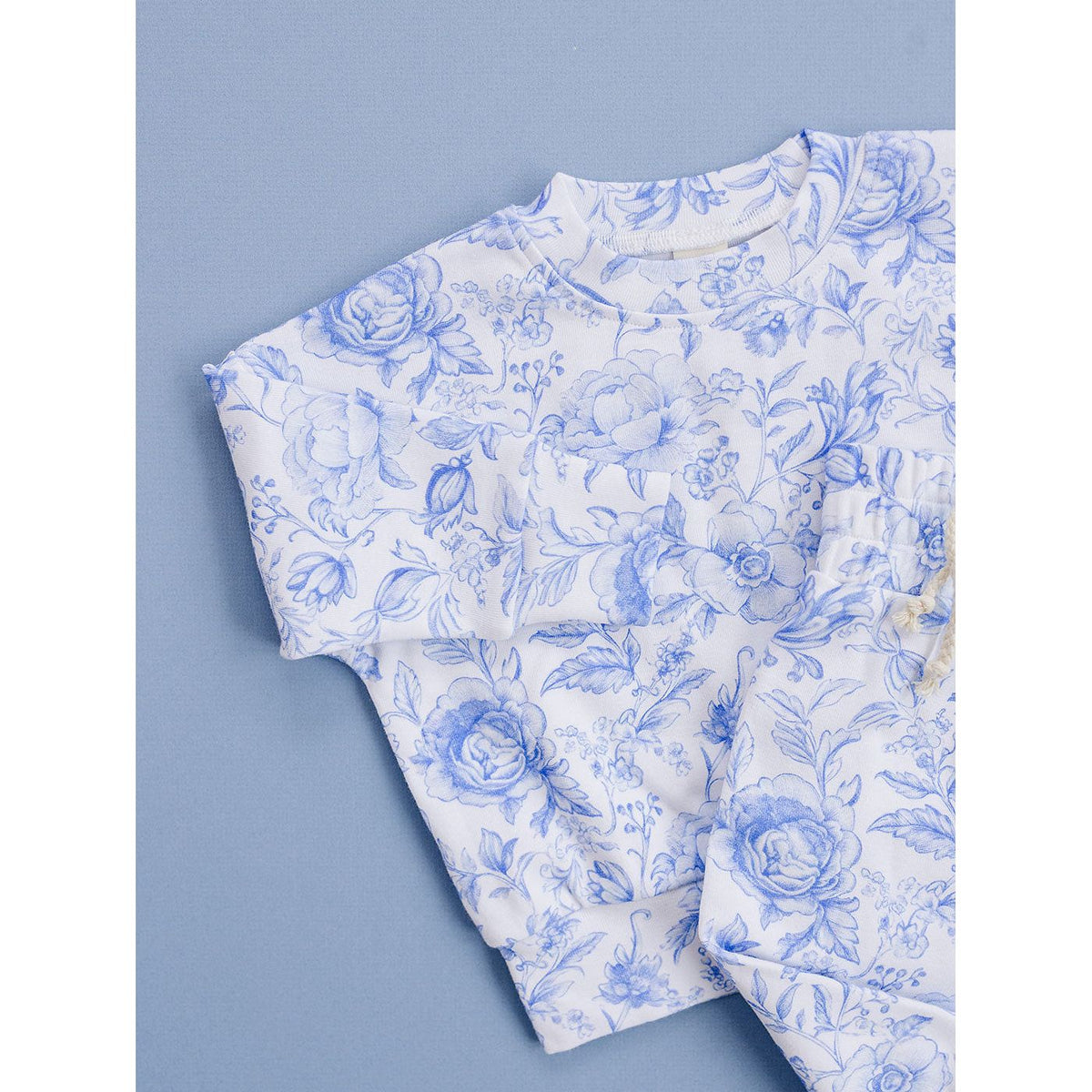Jogger Set | Blue Flowers