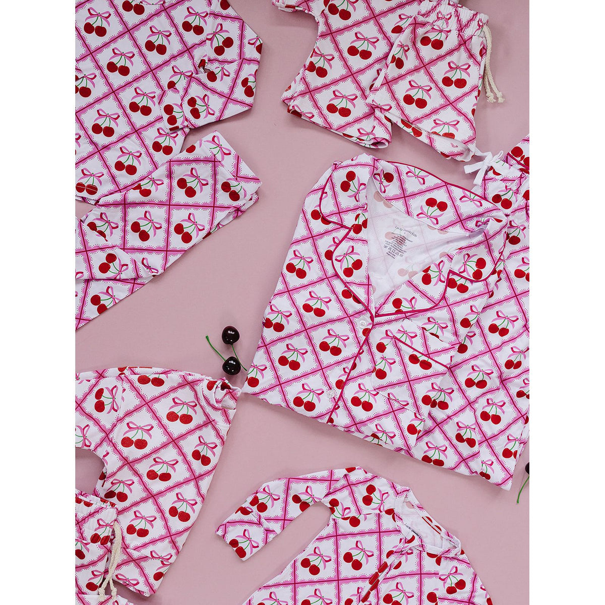 Bamboo Women's Pajamas | Cherry Bow