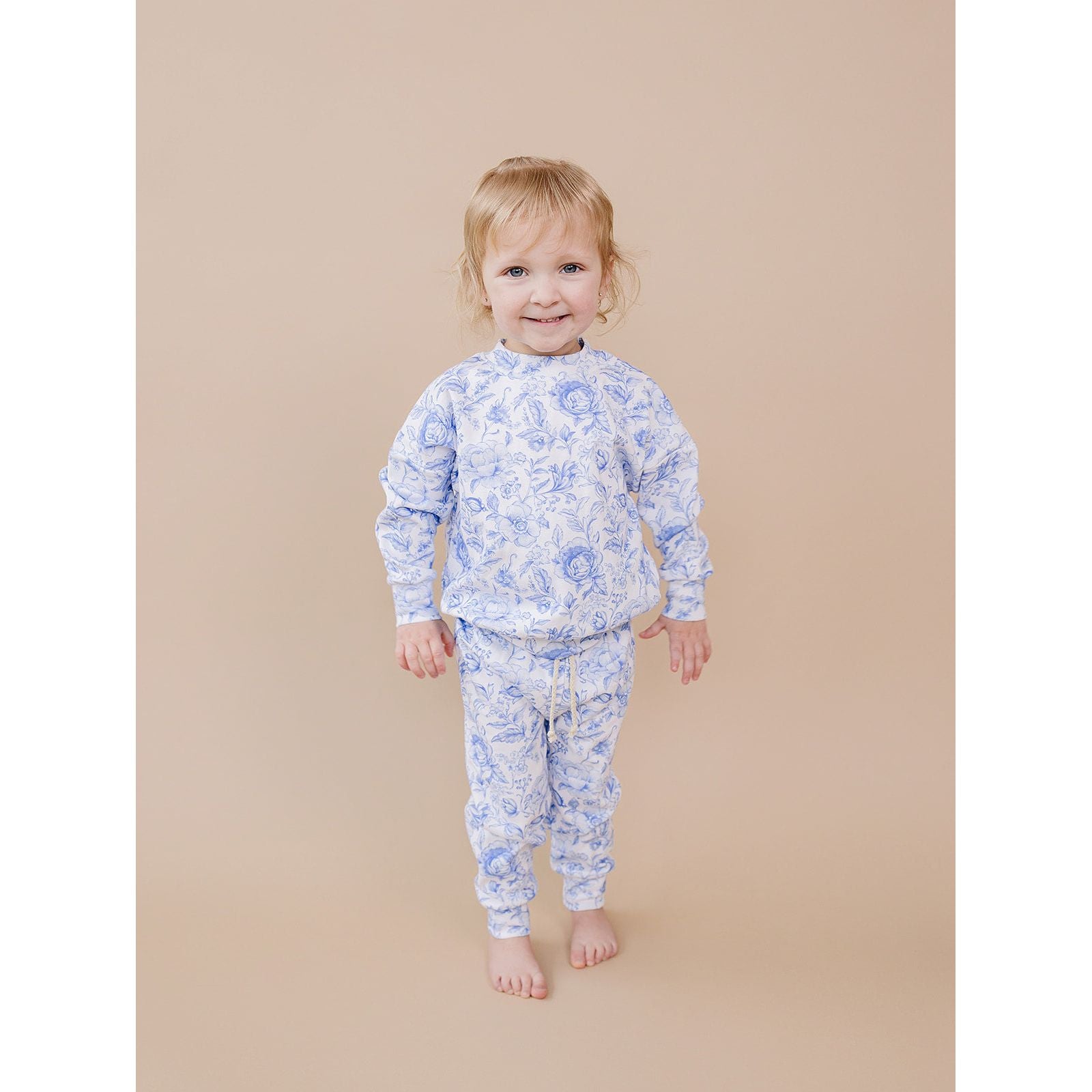 Jogger Set | Blue Flowers