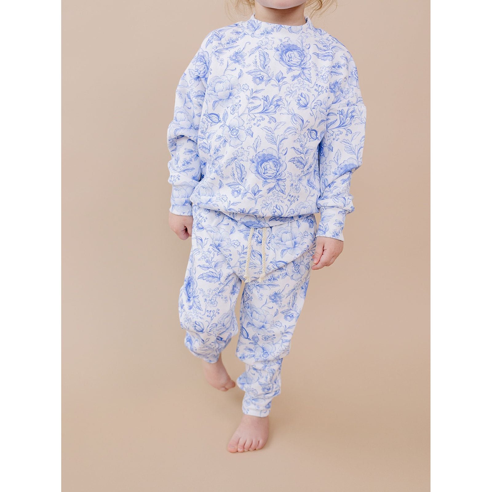 Jogger Set | Blue Flowers