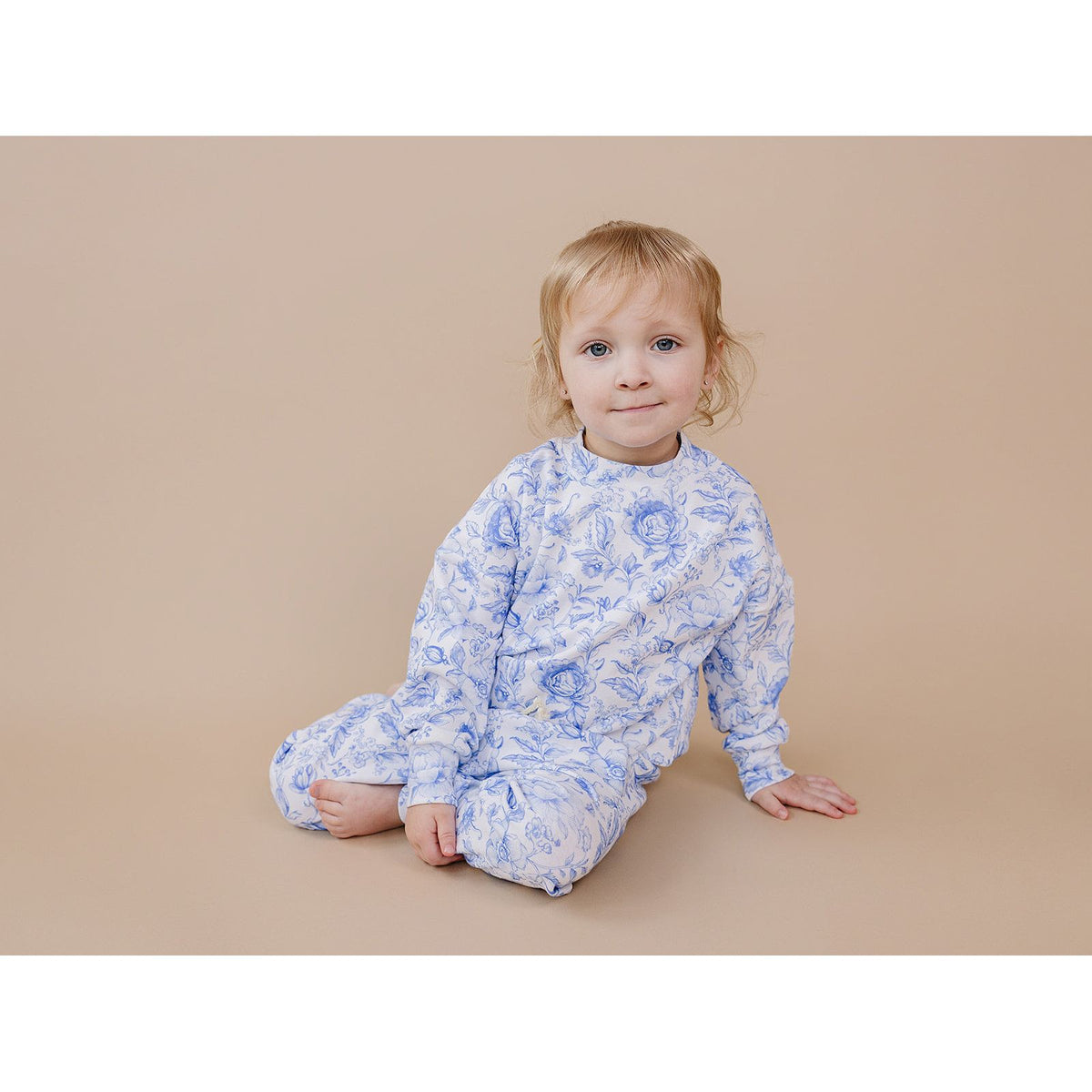 Jogger Set | Blue Flowers