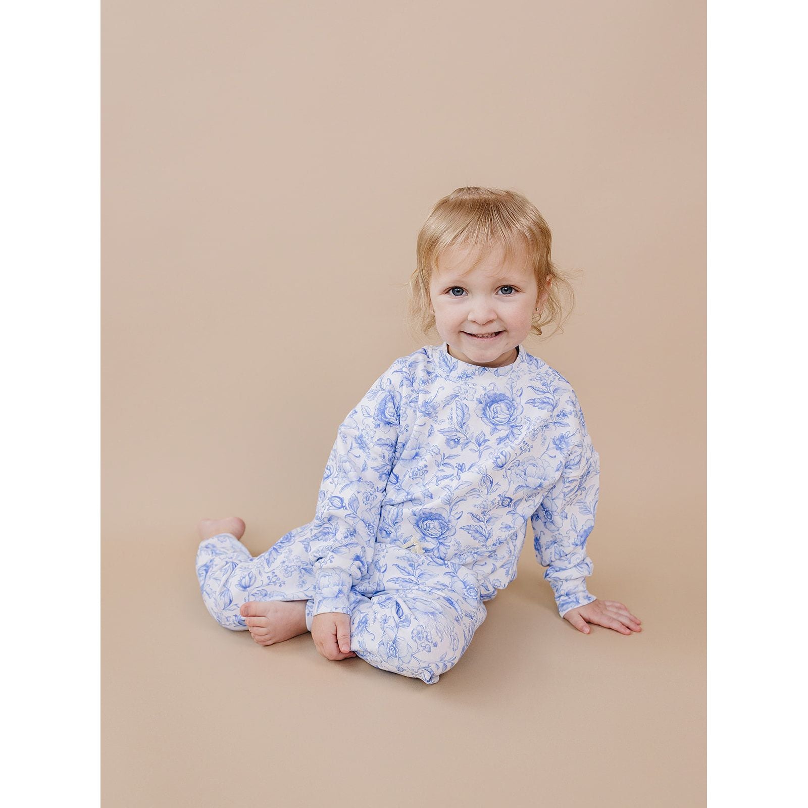 Jogger Set | Blue Flowers