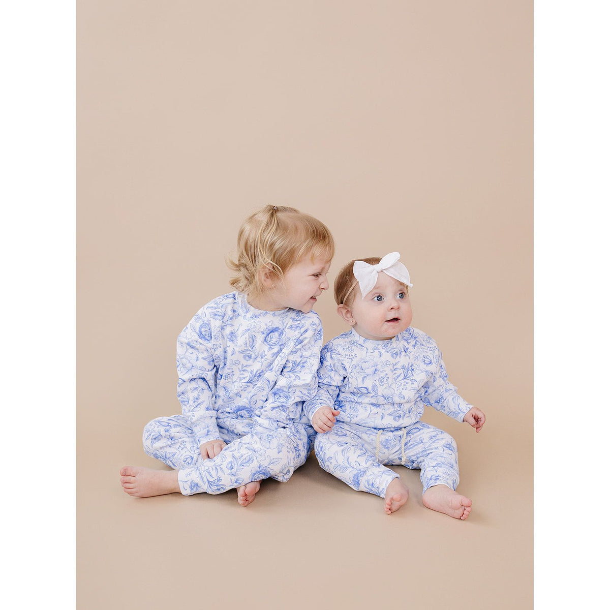 Jogger Set | Blue Flowers