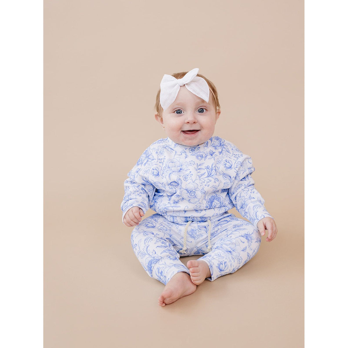 Jogger Set | Blue Flowers