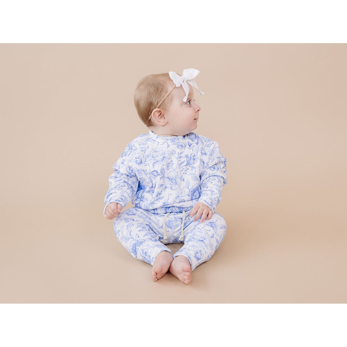 Jogger Set | Blue Flowers