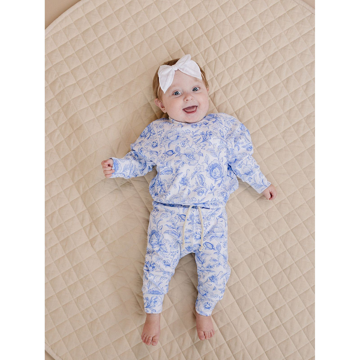 Jogger Set | Blue Flowers