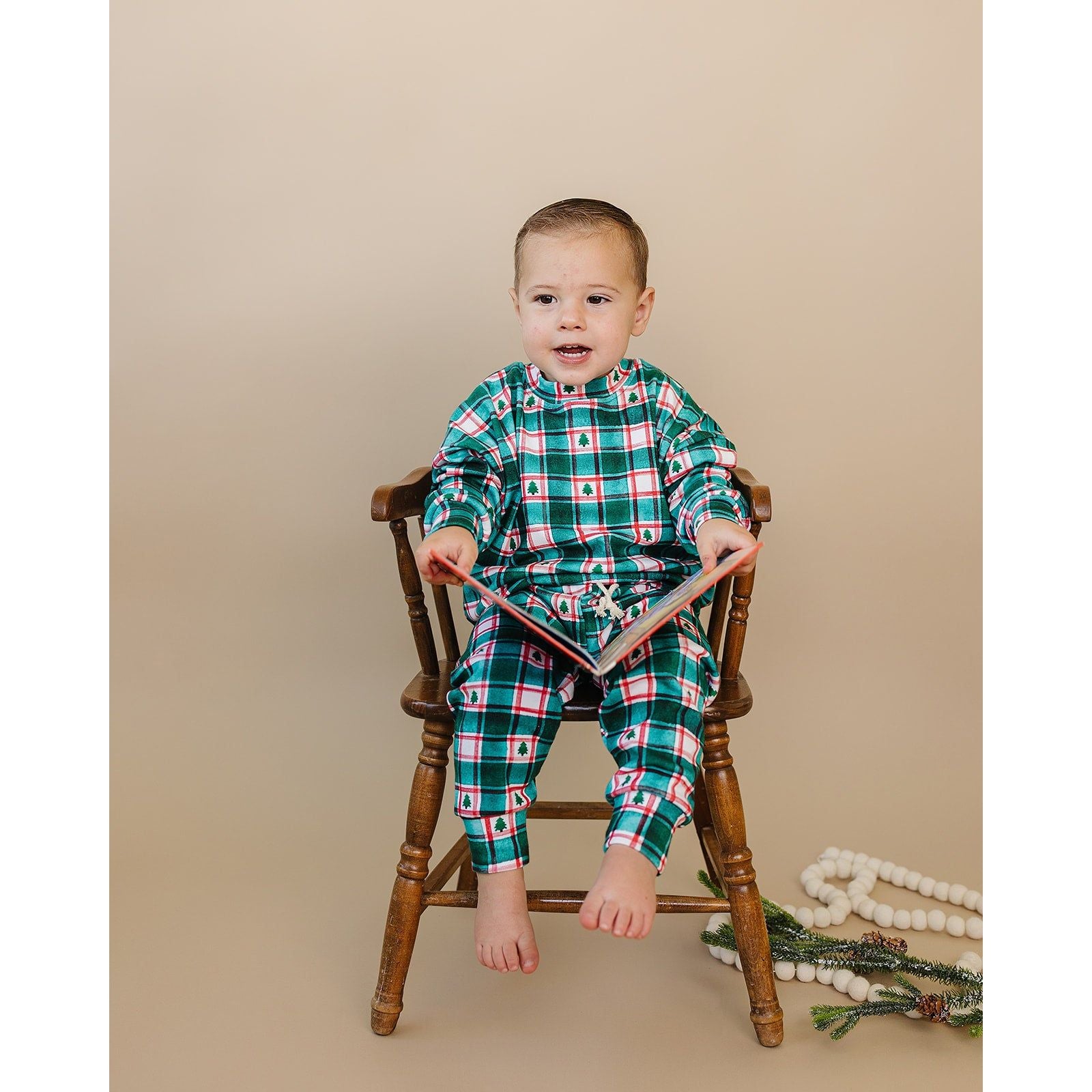 Jogger Set | Winter Plaid