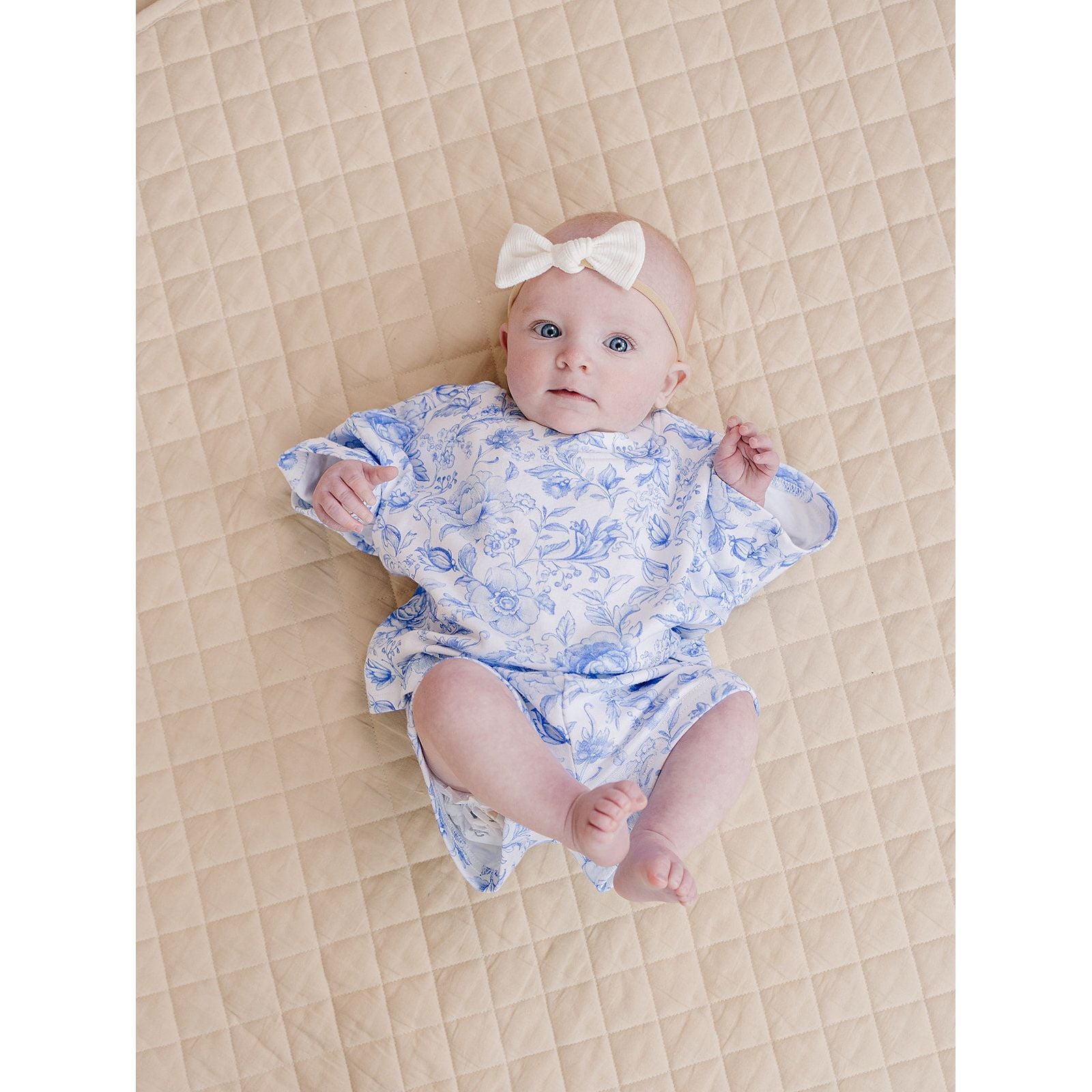 Shorts Set | Blue Flowers