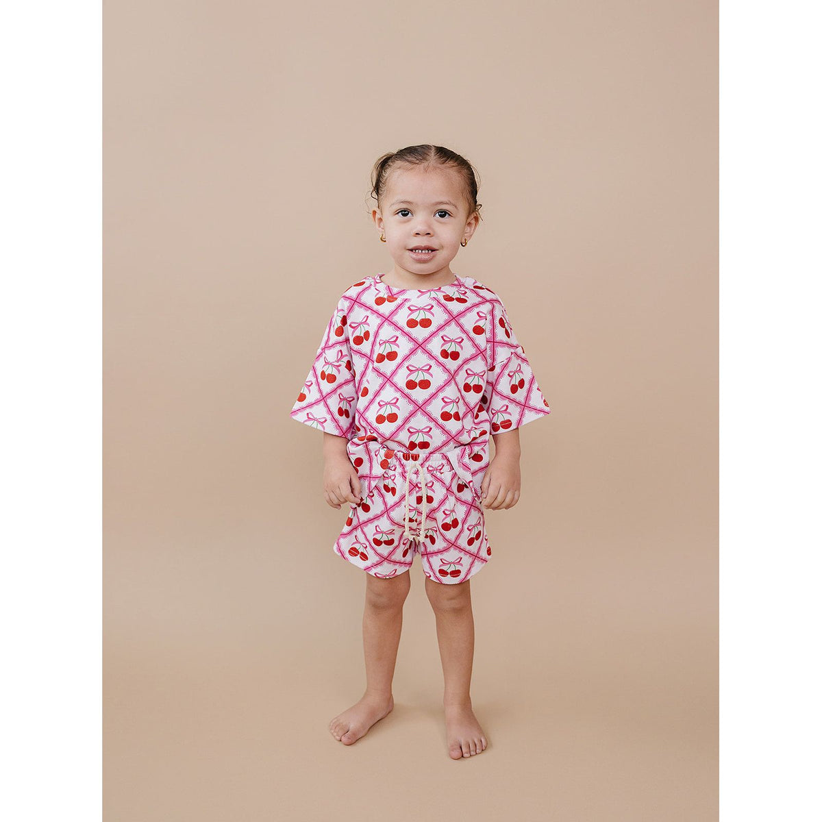 Shorts Set | Cherry Bow