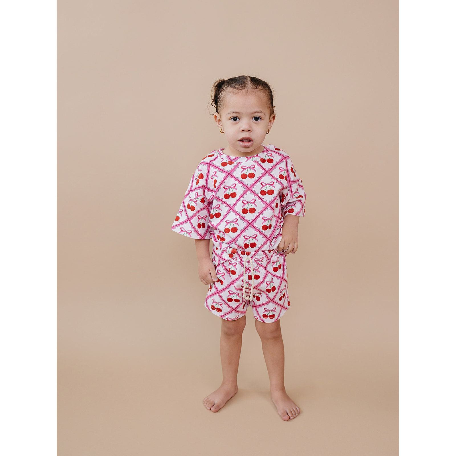 Shorts Set | Cherry Bow