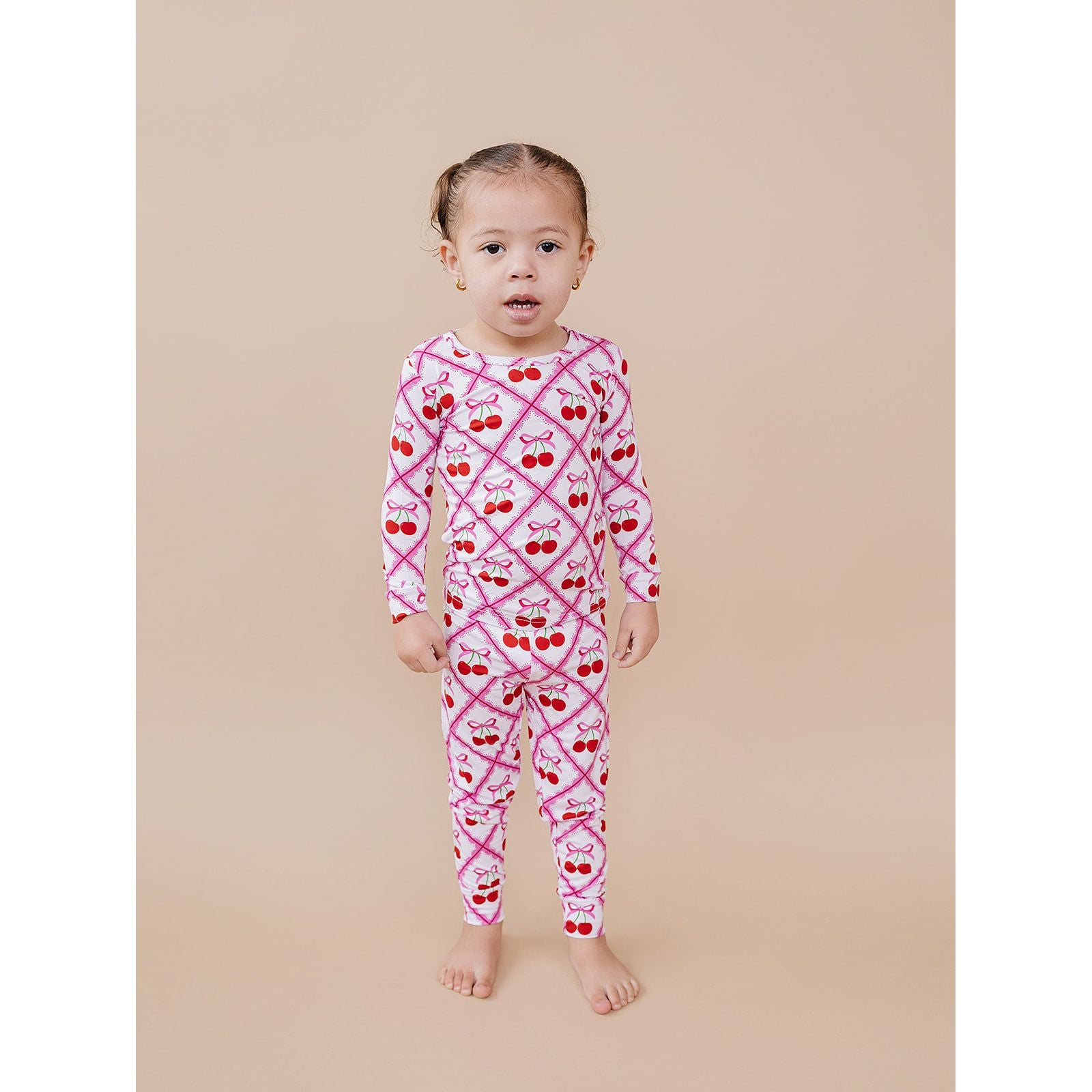 Bamboo Two Piece Set | Cherry Bow
