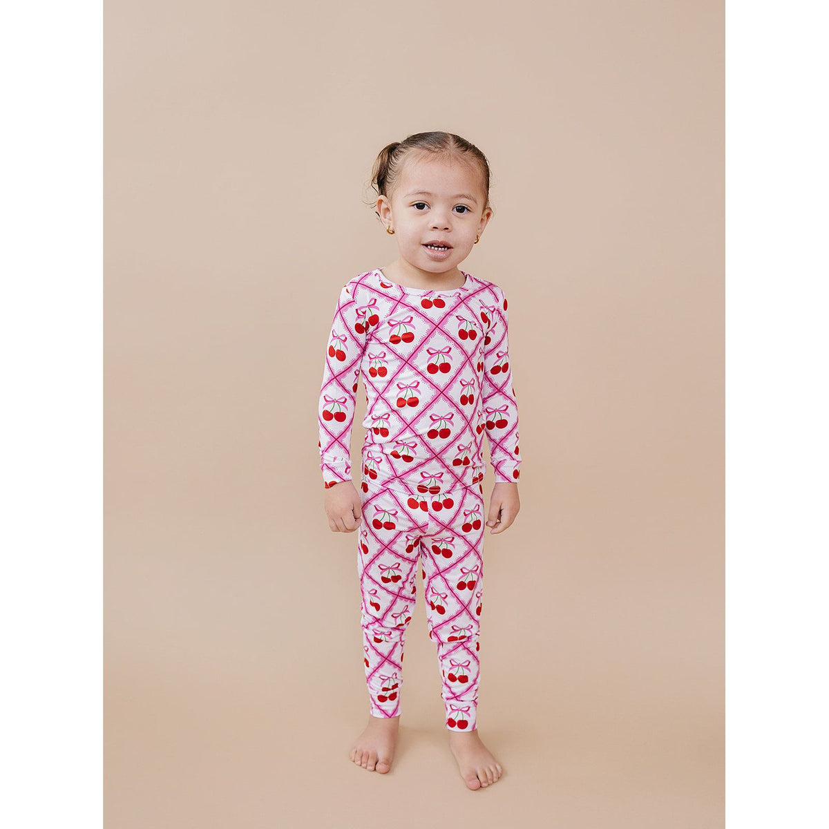 Bamboo Two Piece Set | Cherry Bow
