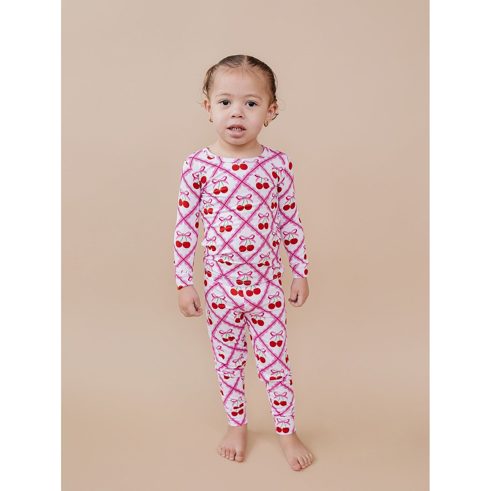 Bamboo Two Piece Set | Cherry Bow