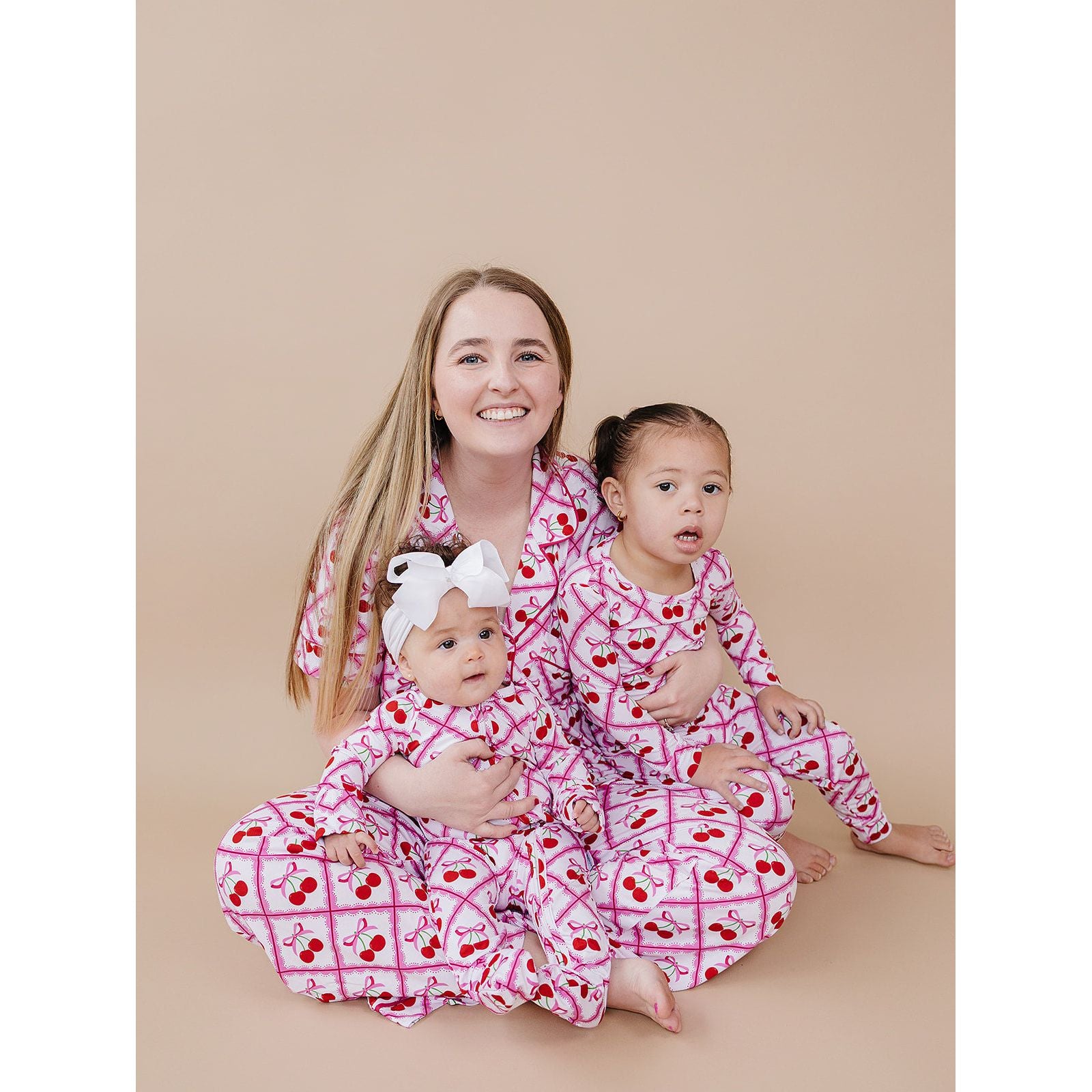 Bamboo Two Piece Set | Cherry Bow