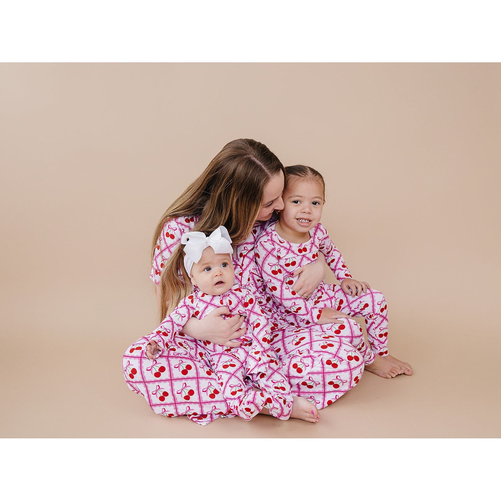 Bamboo Two Piece Set | Cherry Bow